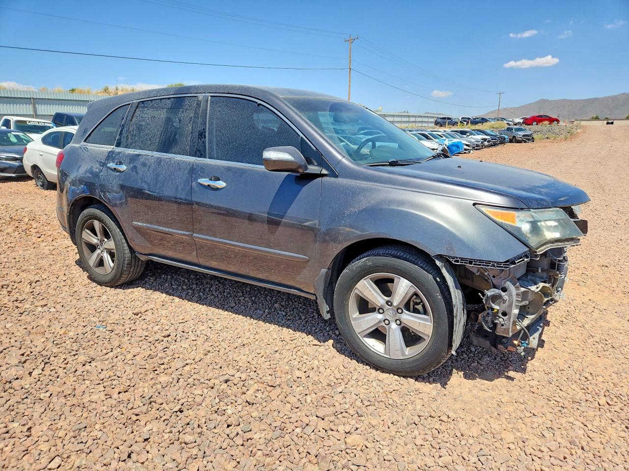 2012 Acura Mdx Technology Gray vin: 2HNYD2H34CH524019