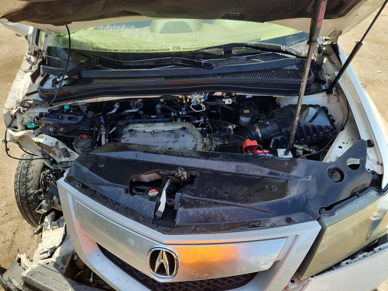 2012 Acura Mdx Technology White vin: 2HNYD2H34CH531875