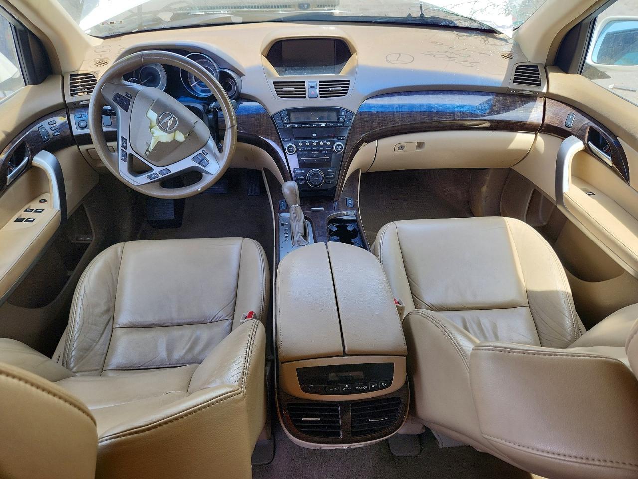 2012 Acura Mdx Technology White vin: 2HNYD2H34CH531875