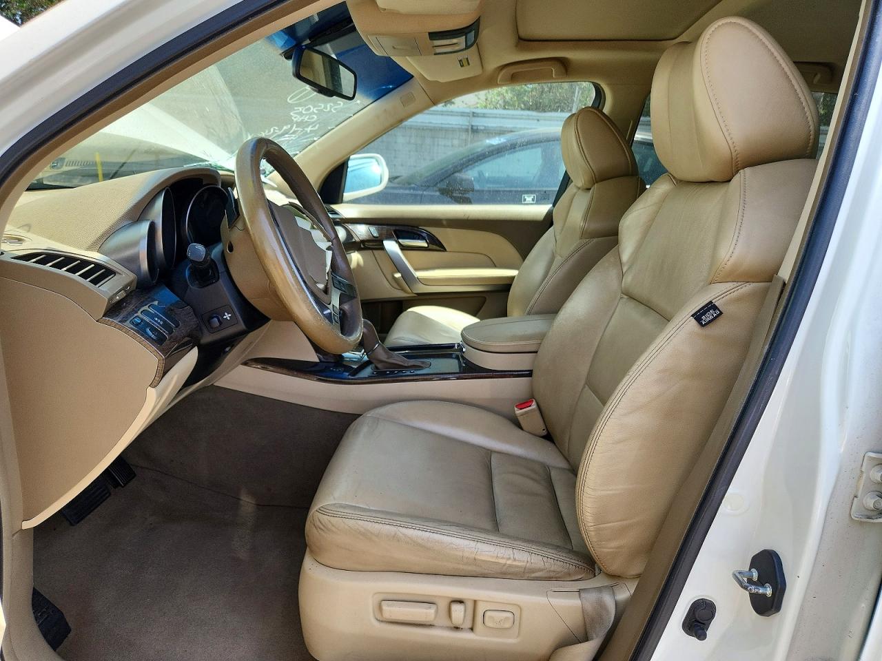 2012 Acura Mdx Technology White vin: 2HNYD2H34CH531875