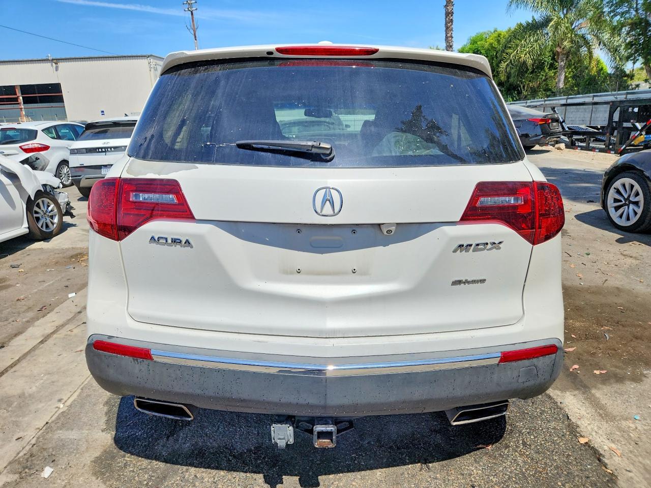 2012 Acura Mdx Technology White vin: 2HNYD2H34CH531875