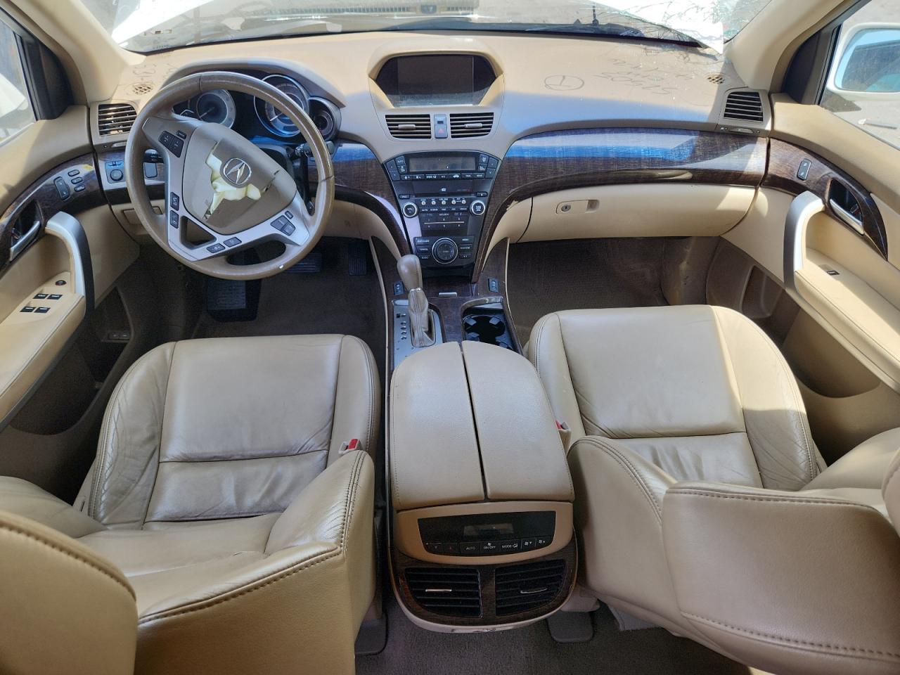 2012 Acura Mdx Technology White vin: 2HNYD2H34CH531875 Damage: Airbag - Front Left, Deployed, Replacement Required