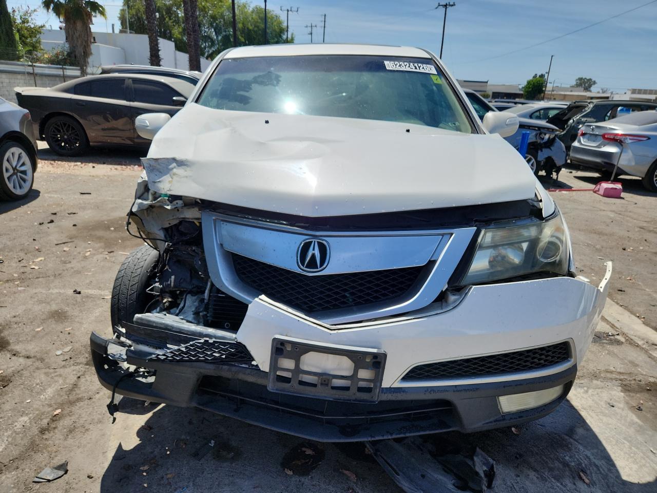 2012 Acura Mdx Technology White vin: 2HNYD2H34CH531875 Damage: Grille, Broken, Replacement Required