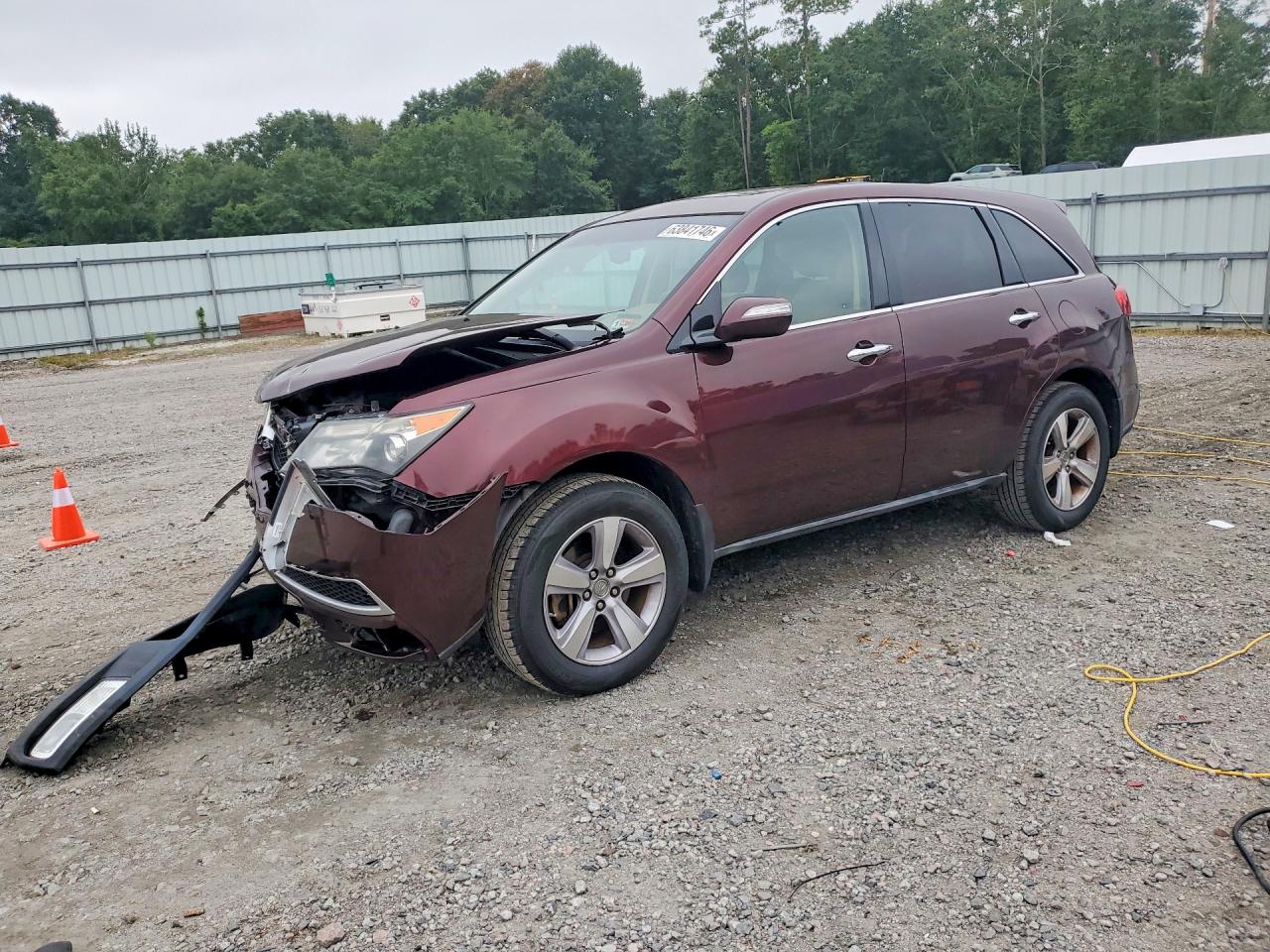 2013 Acura Mdx Technology Burgundy vin: 2HNYD2H34DH518979