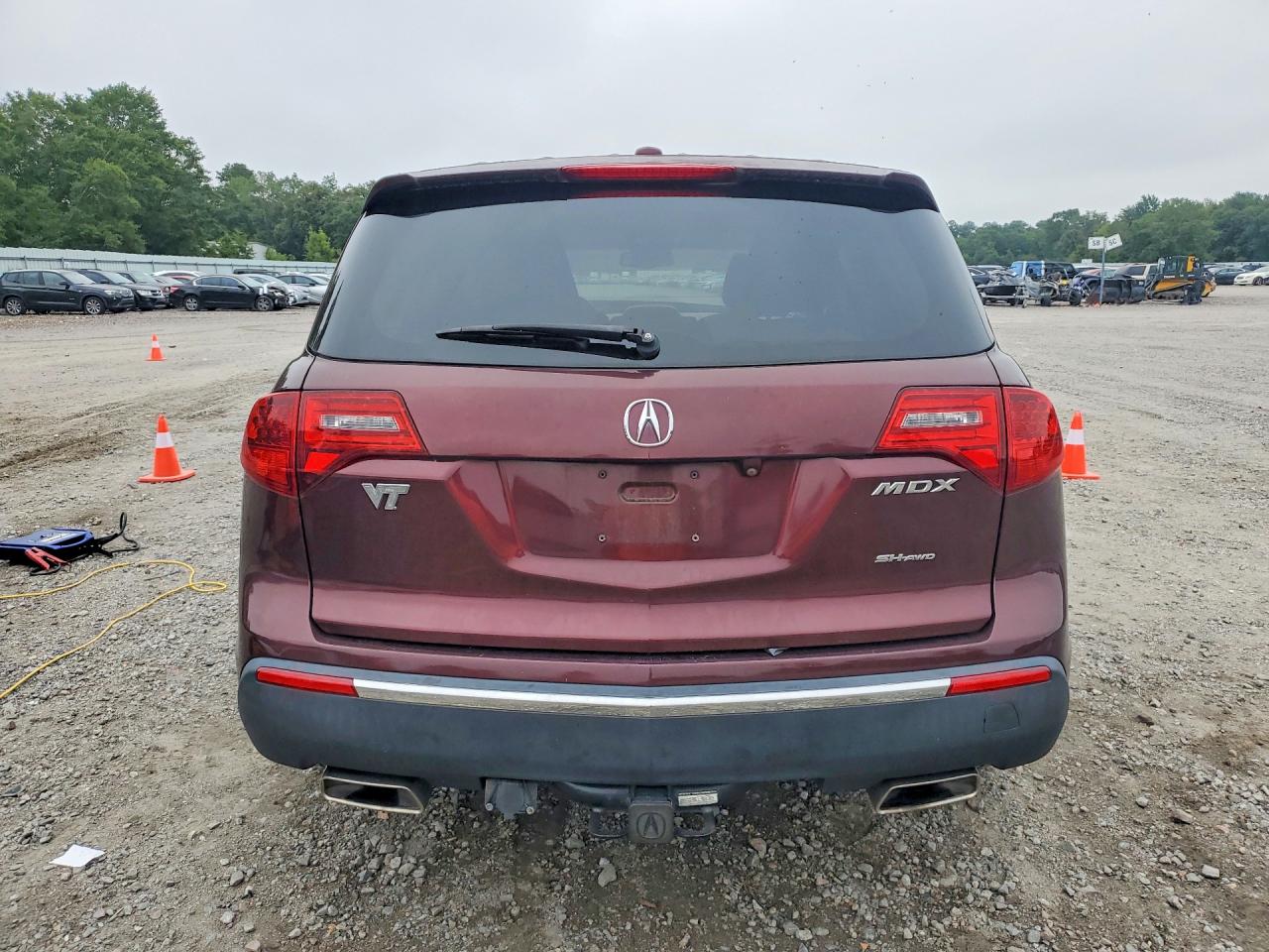 2013 Acura Mdx Technology Burgundy vin: 2HNYD2H34DH518979