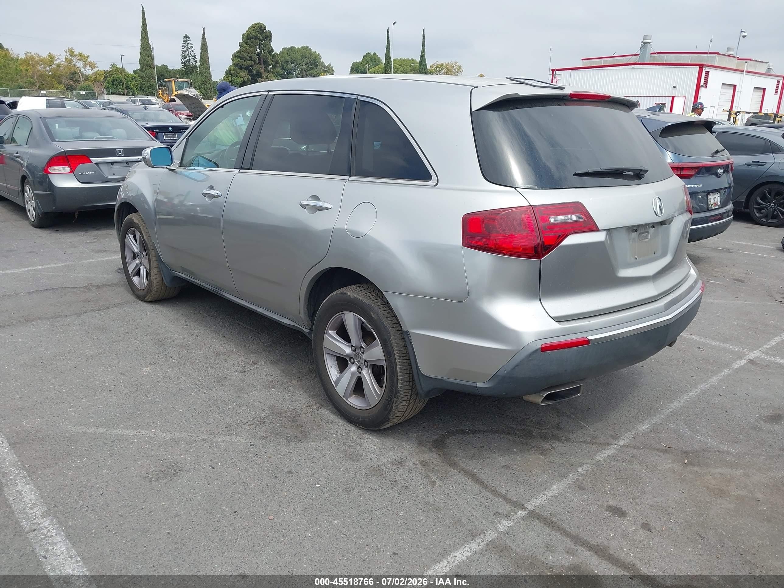 2013 Acura Mdx Technology Package Silver vin: 2HNYD2H34DH522031
