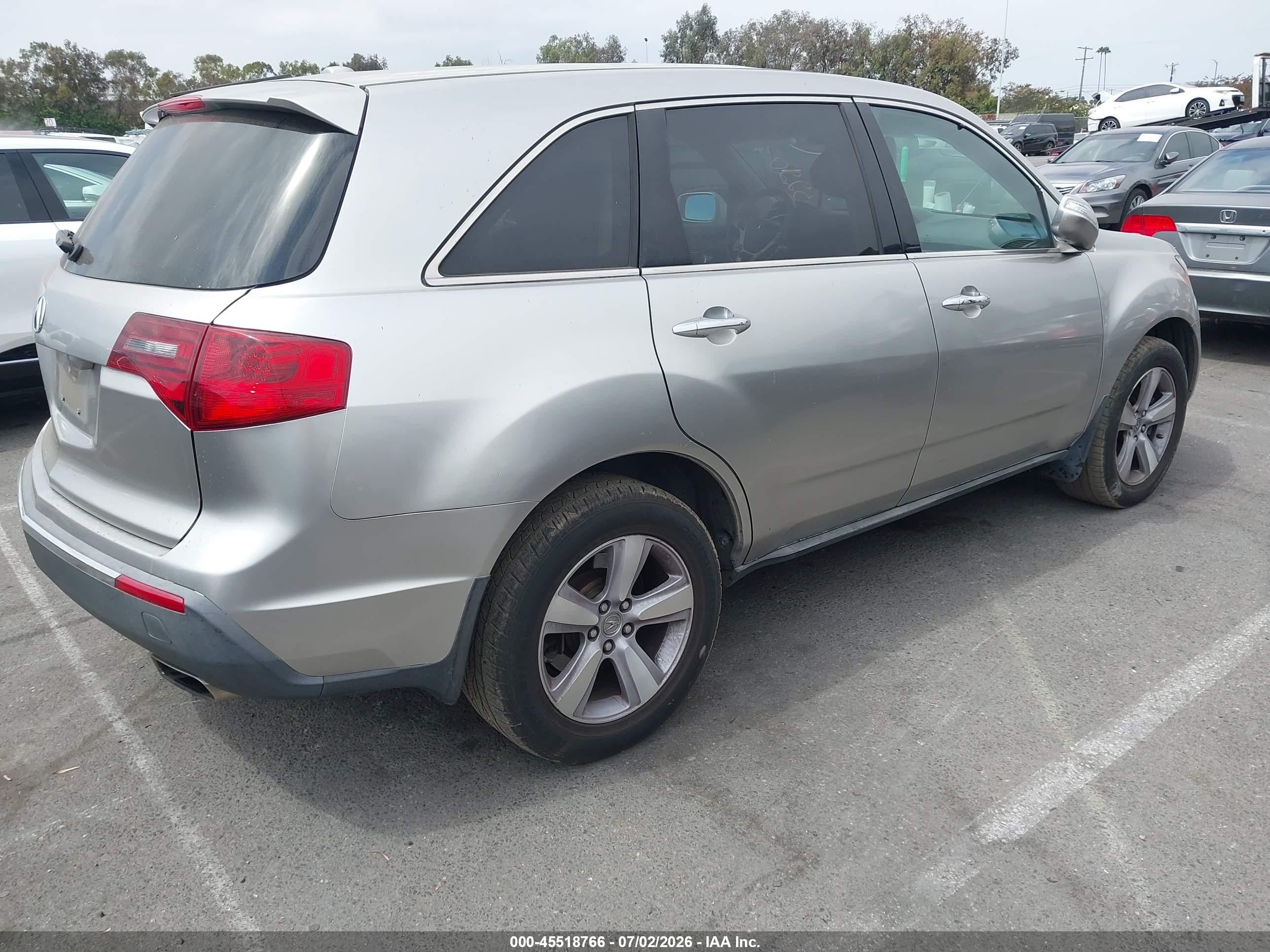 2013 Acura Mdx Technology Package Silver vin: 2HNYD2H34DH522031