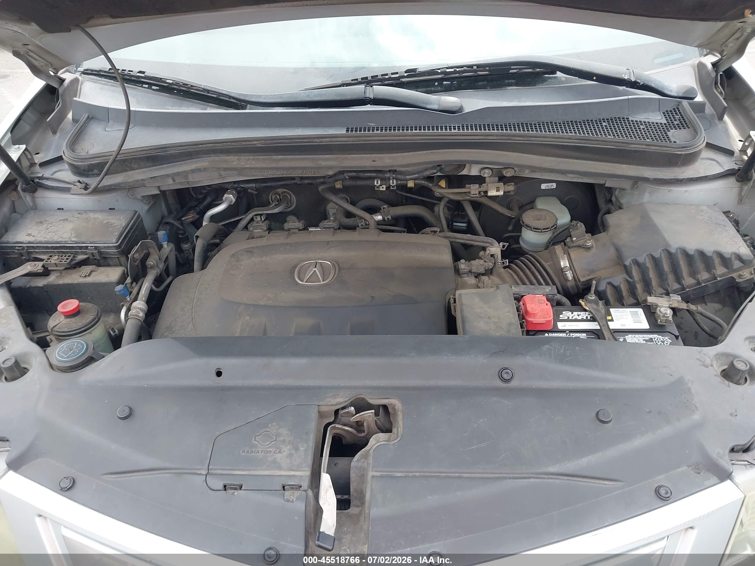 2013 Acura Mdx Technology Package Silver vin: 2HNYD2H34DH522031