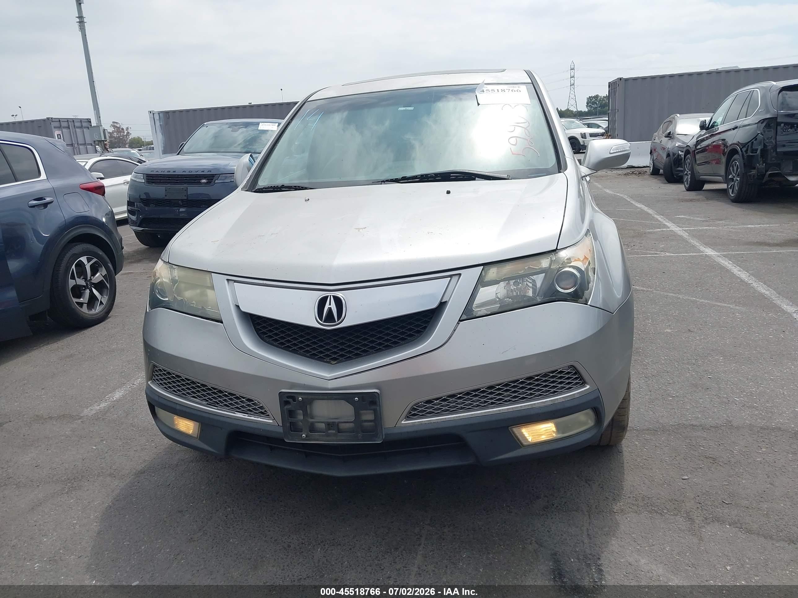 2013 Acura Mdx Technology Package Silver vin: 2HNYD2H34DH522031