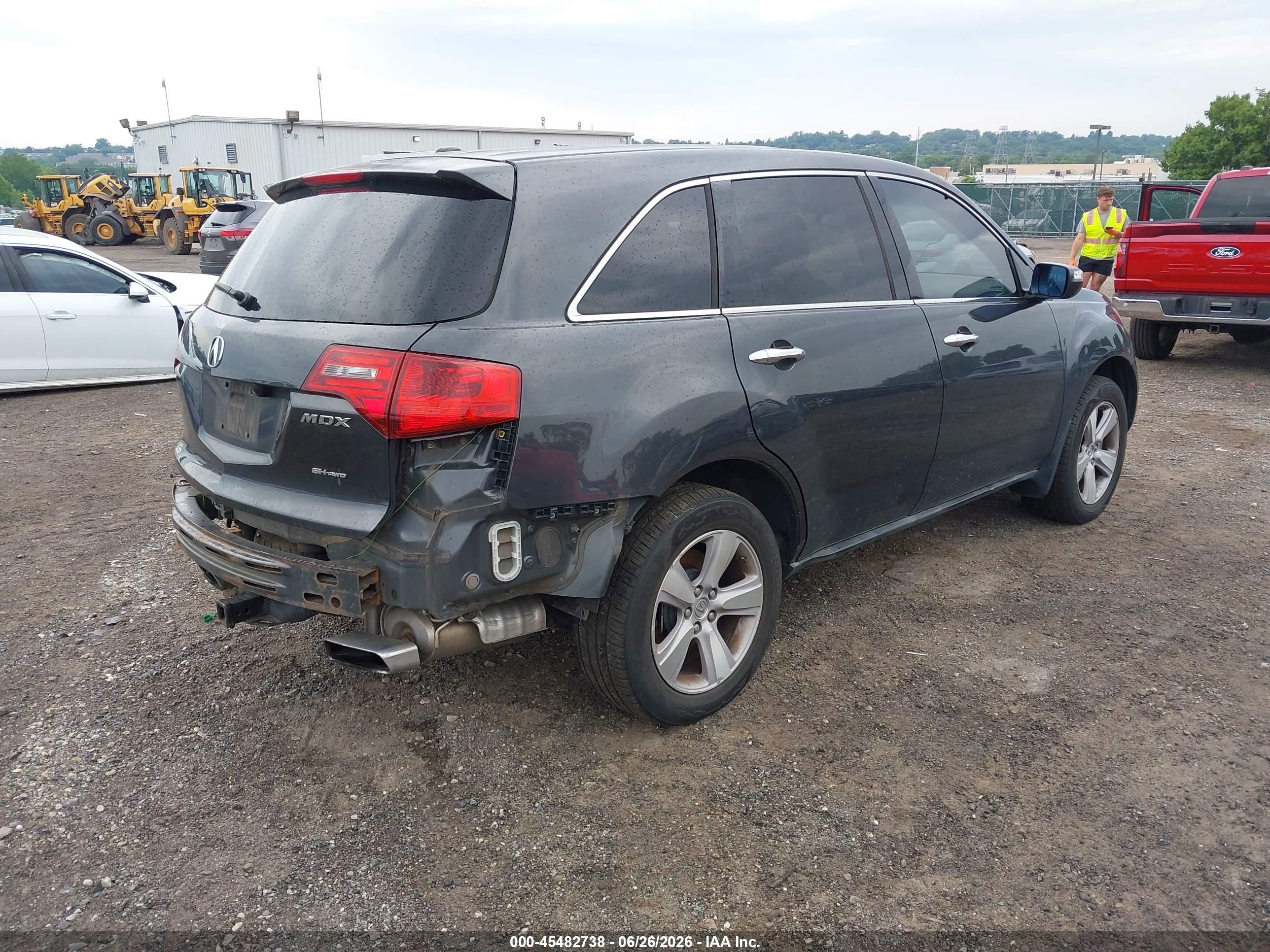 2013 Acura Mdx Technology Package Gray vin: 2HNYD2H34DH524734