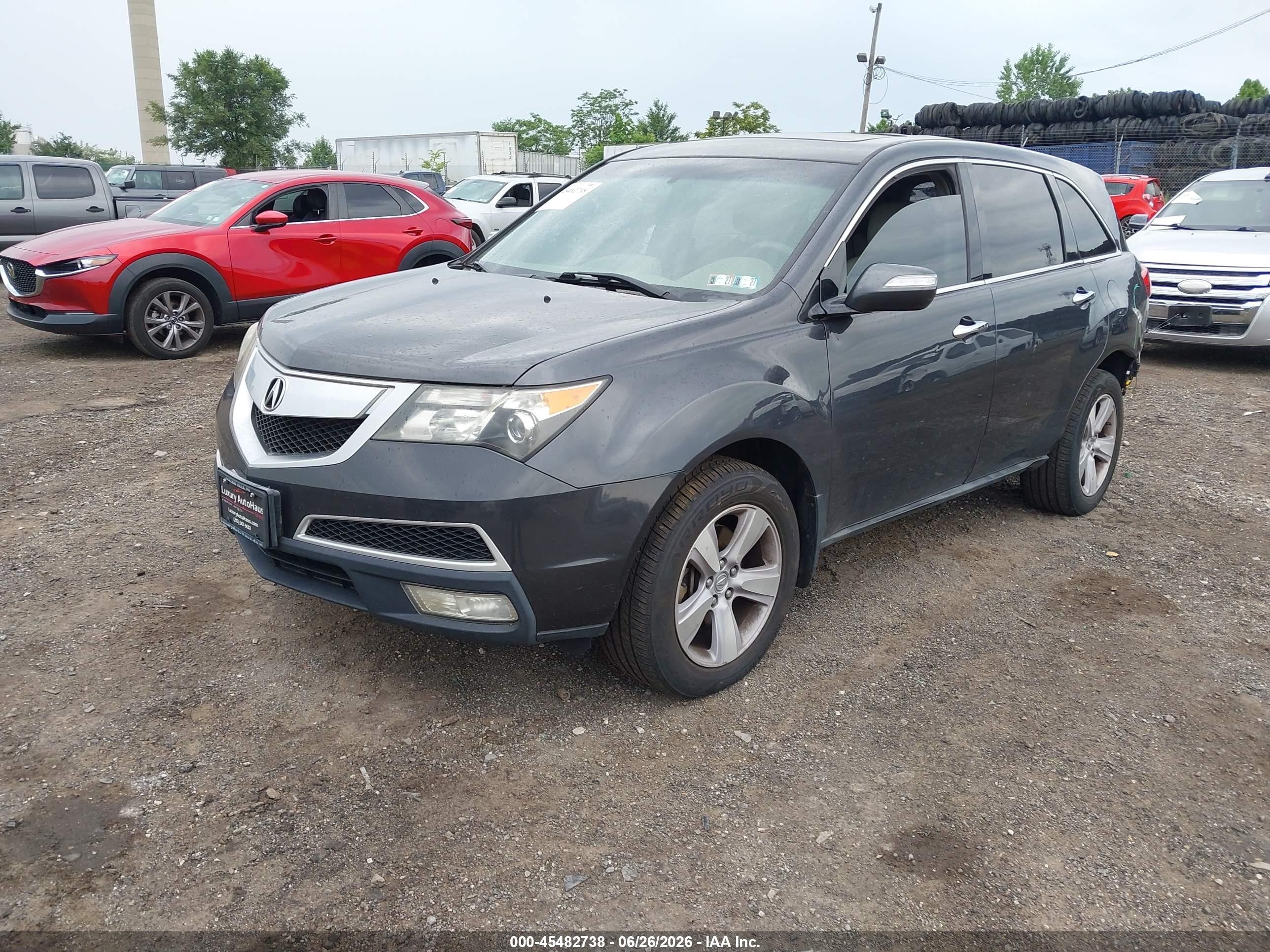 2013 Acura Mdx Technology Package Gray vin: 2HNYD2H34DH524734