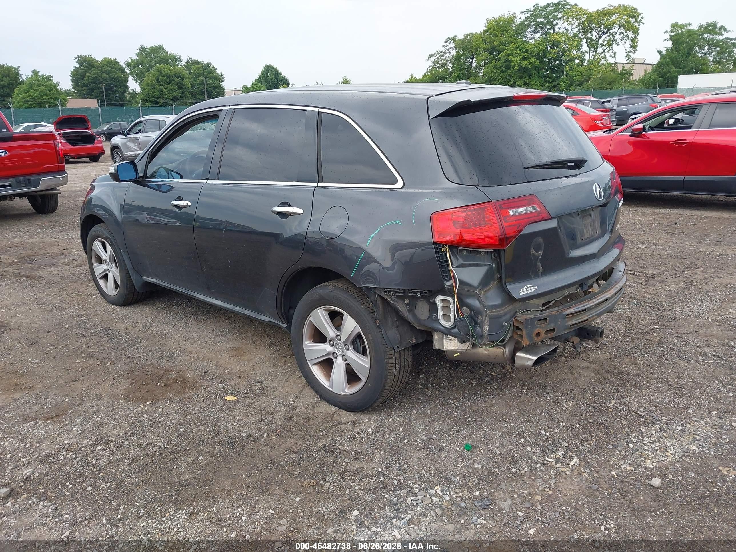 2013 Acura Mdx Technology Package Gray vin: 2HNYD2H34DH524734