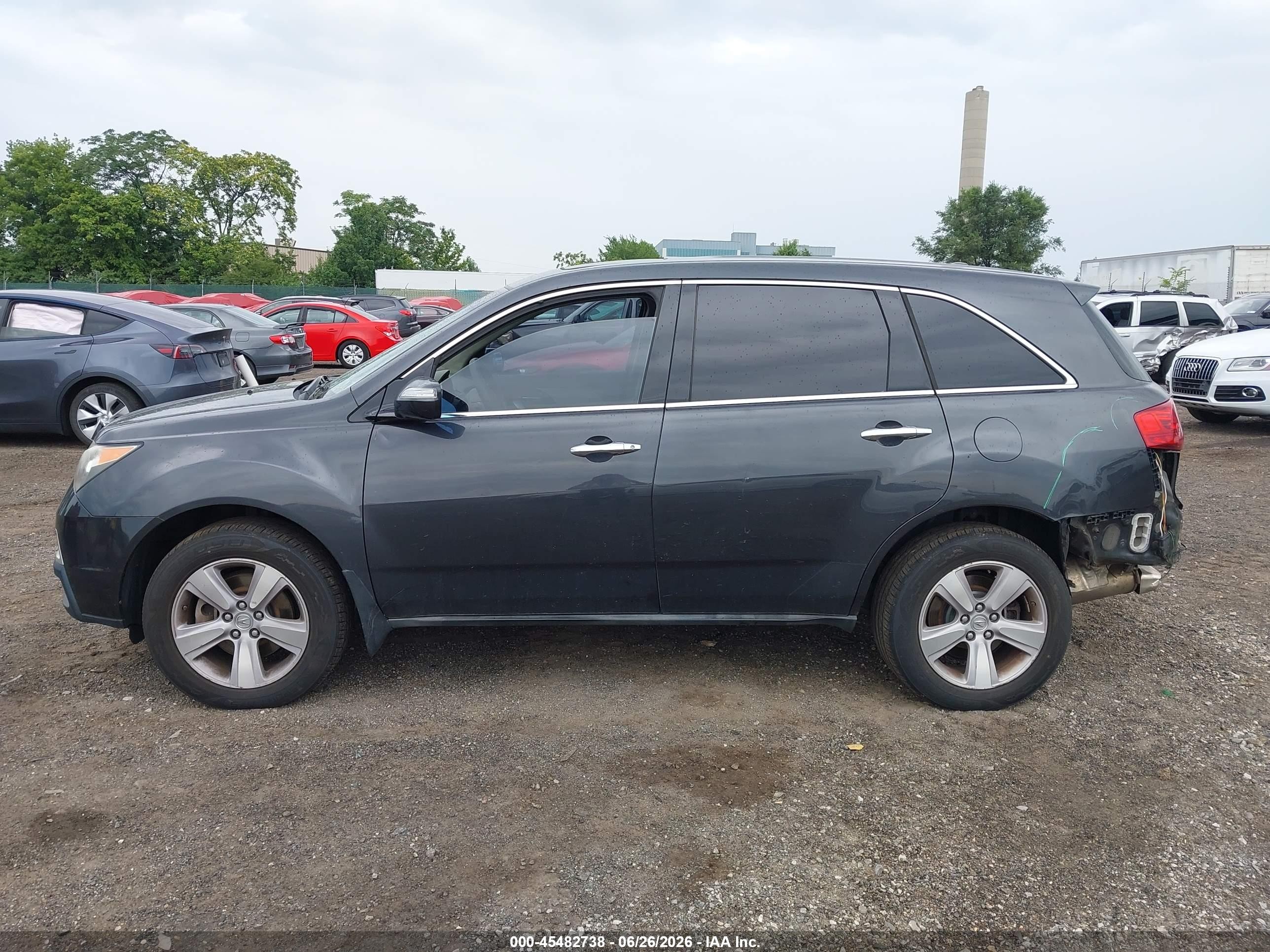 2013 Acura Mdx Technology Package Gray vin: 2HNYD2H34DH524734