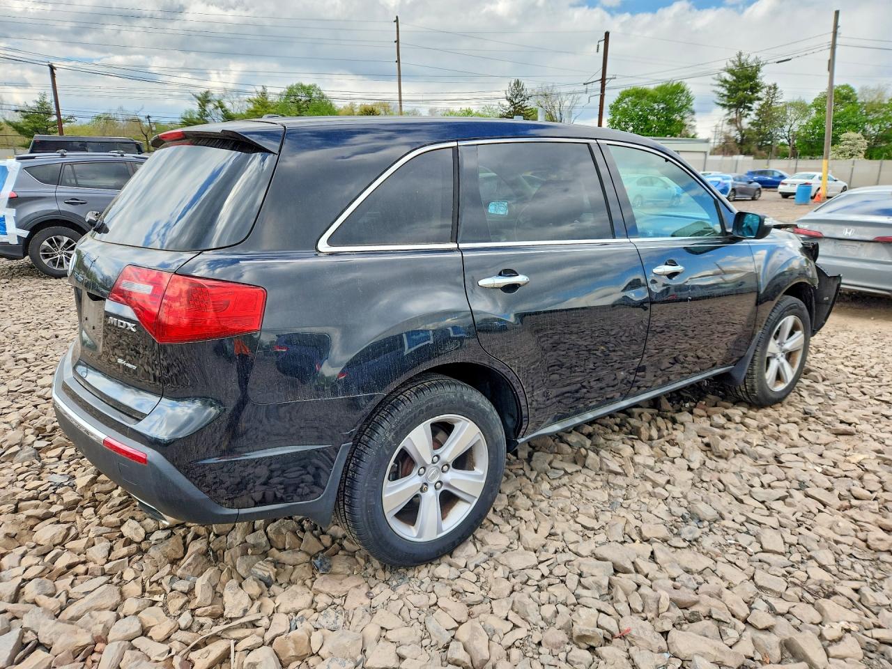 2012 Acura Mdx Technology Black vin: 2HNYD2H35CH500893