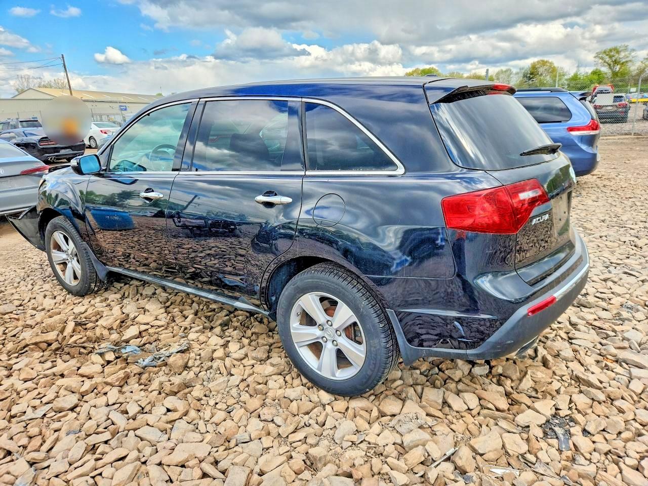2012 Acura Mdx Technology Black vin: 2HNYD2H35CH500893