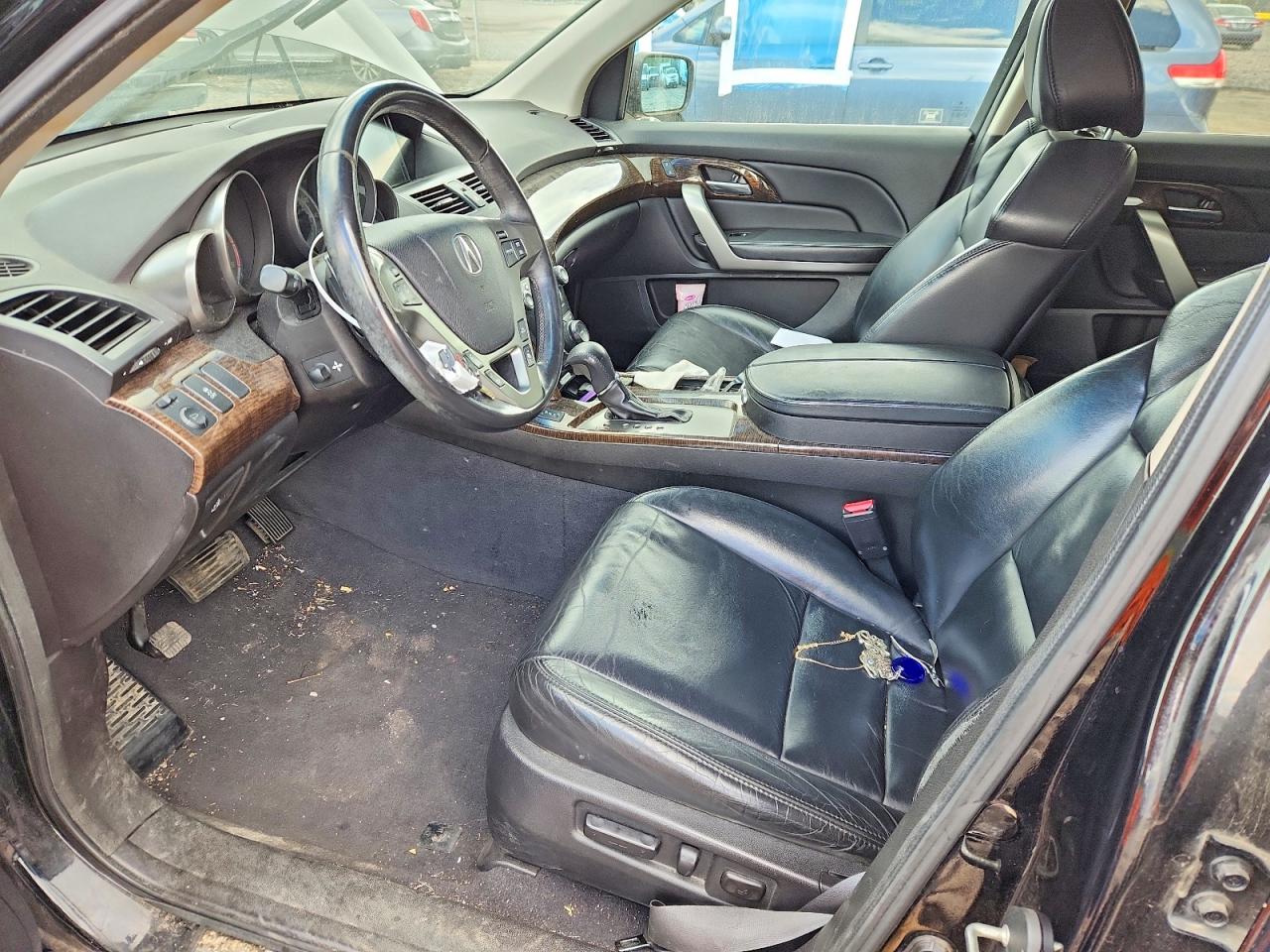 2012 Acura Mdx Technology Black vin: 2HNYD2H35CH500893