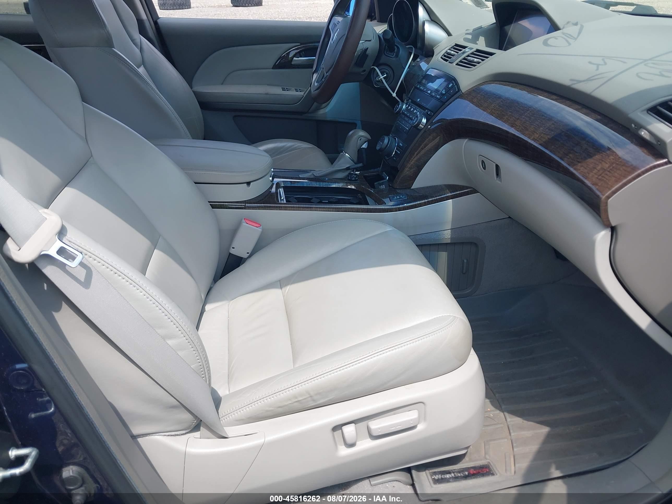 2012 Acura Mdx Technology Package Black vin: 2HNYD2H35CH502580