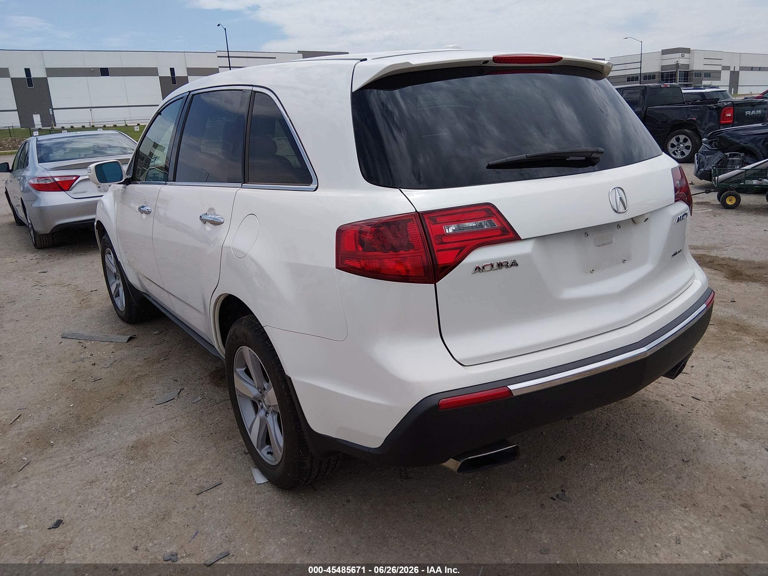 2012 Acura Mdx Technology Package White vin: 2HNYD2H35CH511179