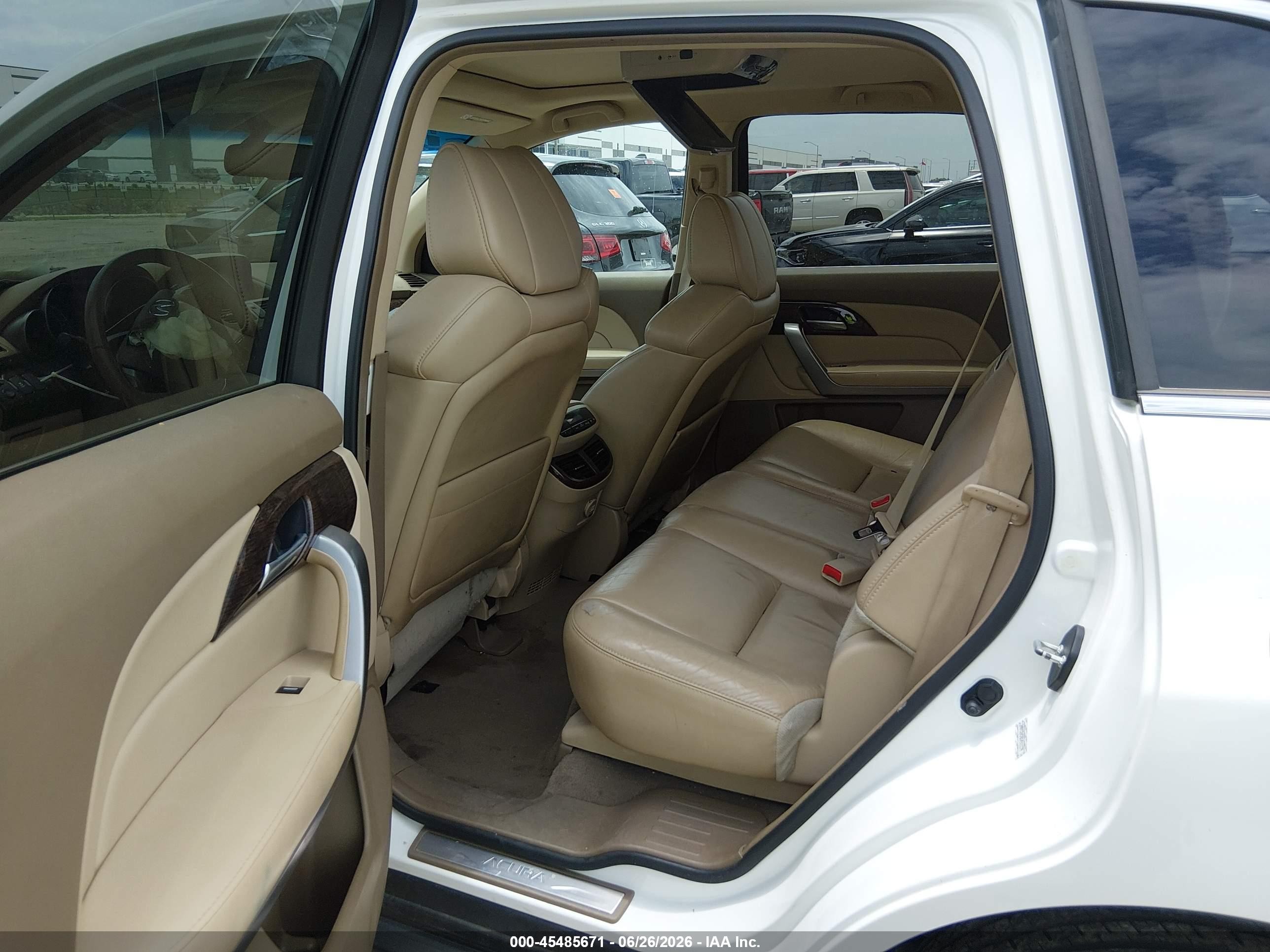 2012 Acura Mdx Technology Package White vin: 2HNYD2H35CH511179
