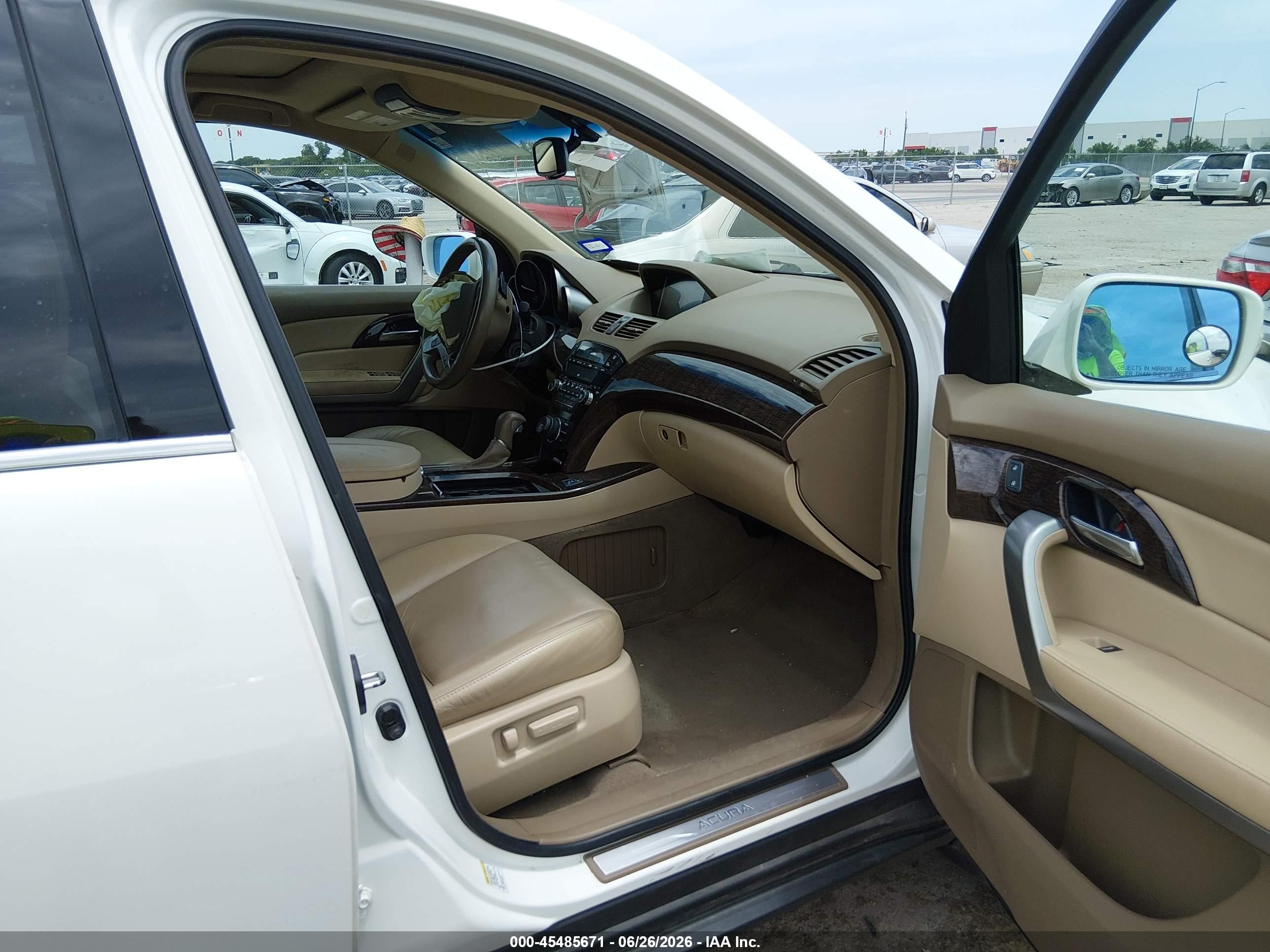 2012 Acura Mdx Technology Package White vin: 2HNYD2H35CH511179