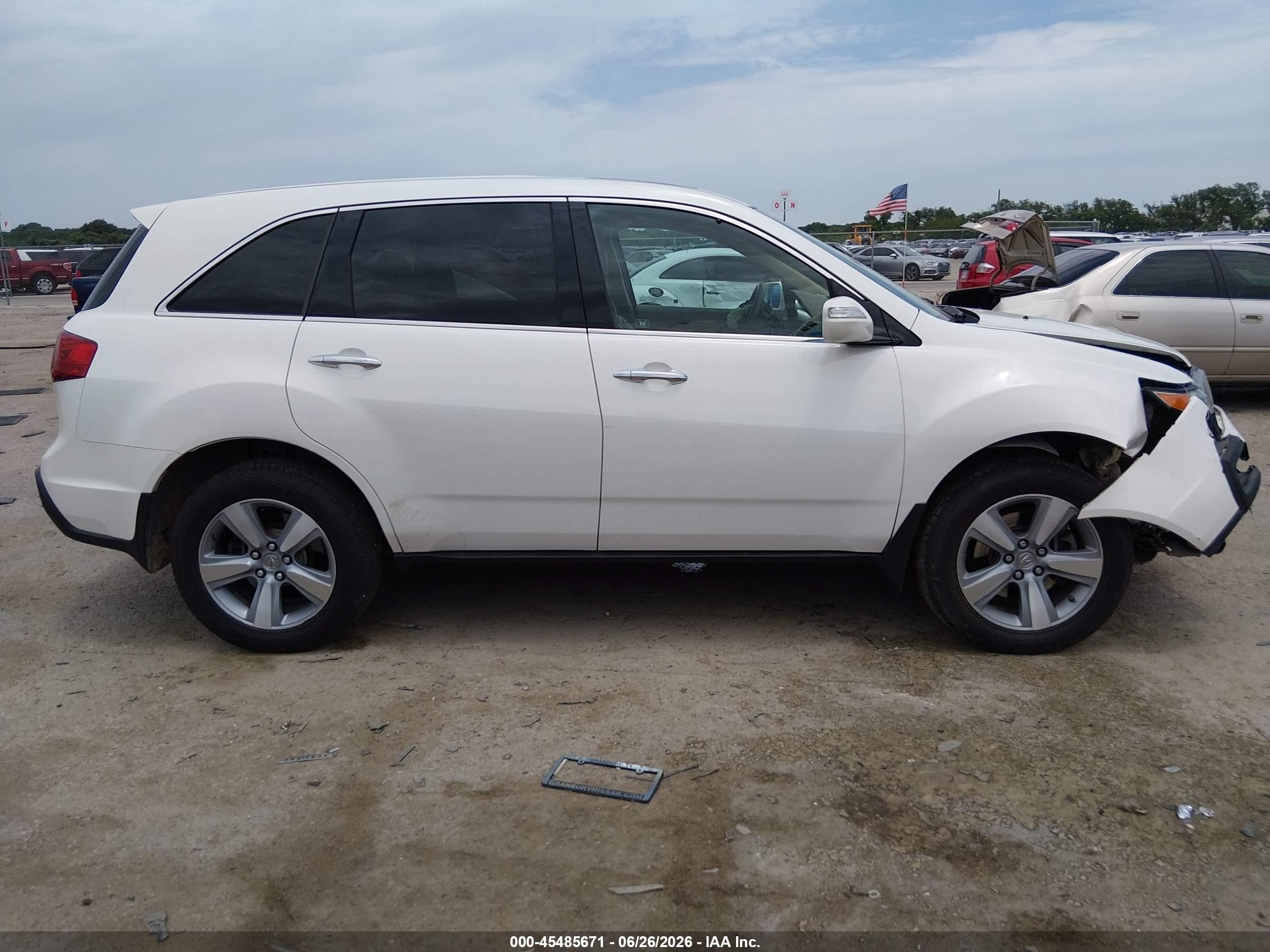 2012 Acura Mdx Technology Package White vin: 2HNYD2H35CH511179