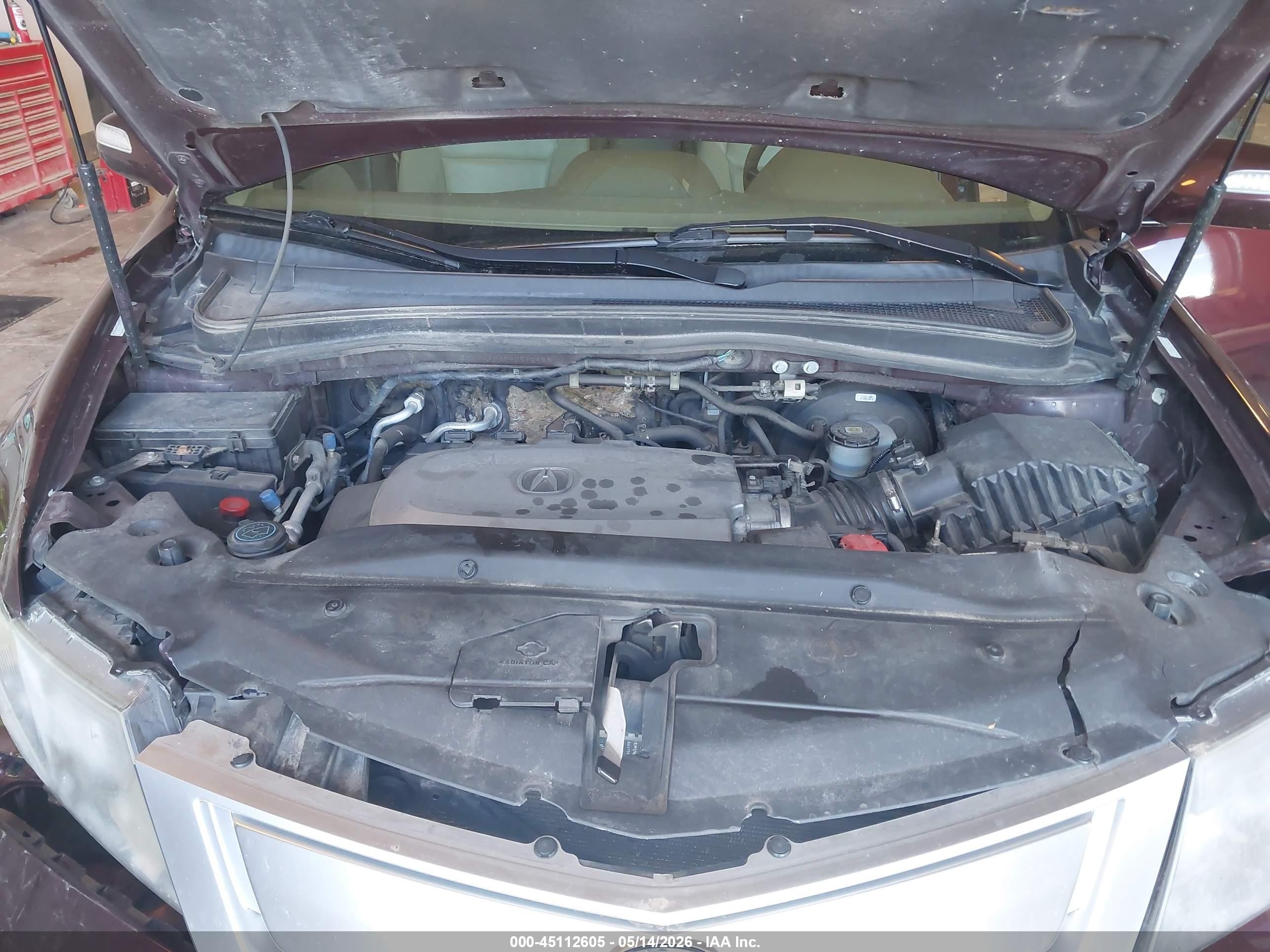 2012 Acura Mdx Technology Package Burgundy vin: 2HNYD2H35CH512459