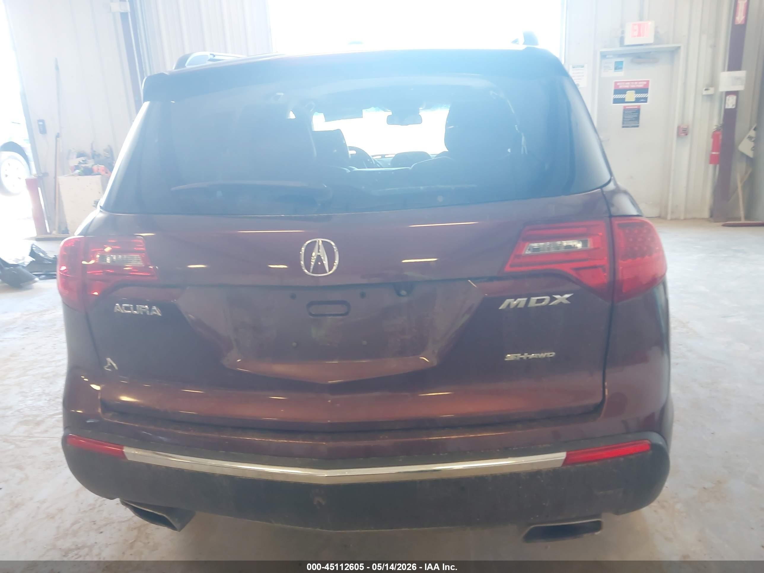 2012 Acura Mdx Technology Package Burgundy vin: 2HNYD2H35CH512459