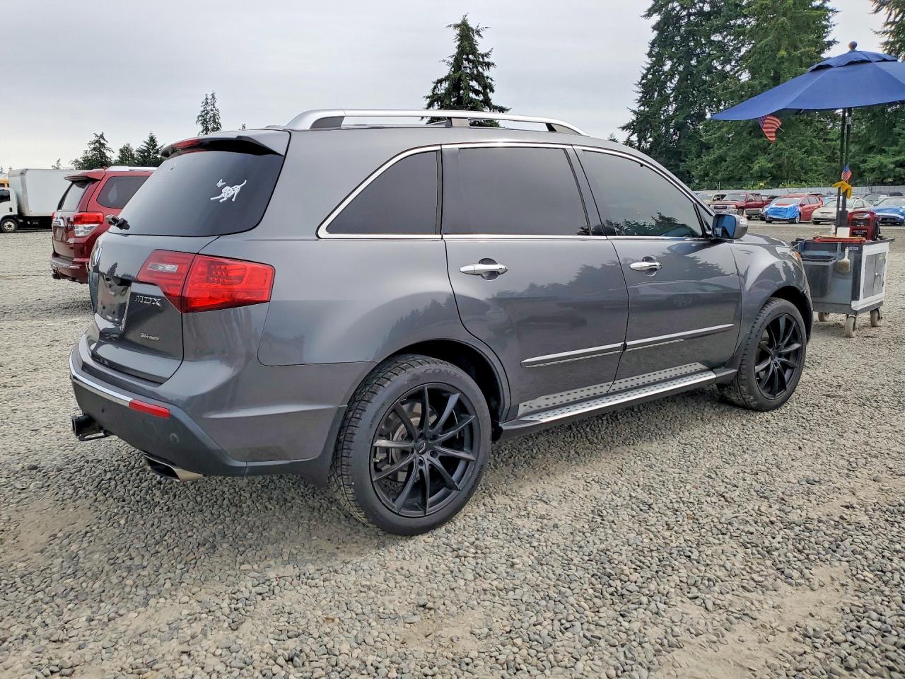 2012 Acura Mdx Technology Gray vin: 2HNYD2H35CH523803