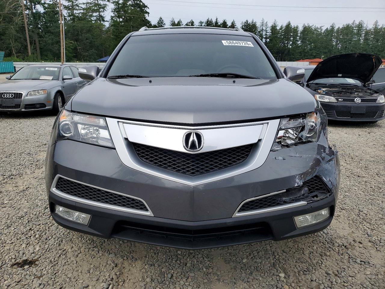 2012 Acura Mdx Technology Gray vin: 2HNYD2H35CH523803
