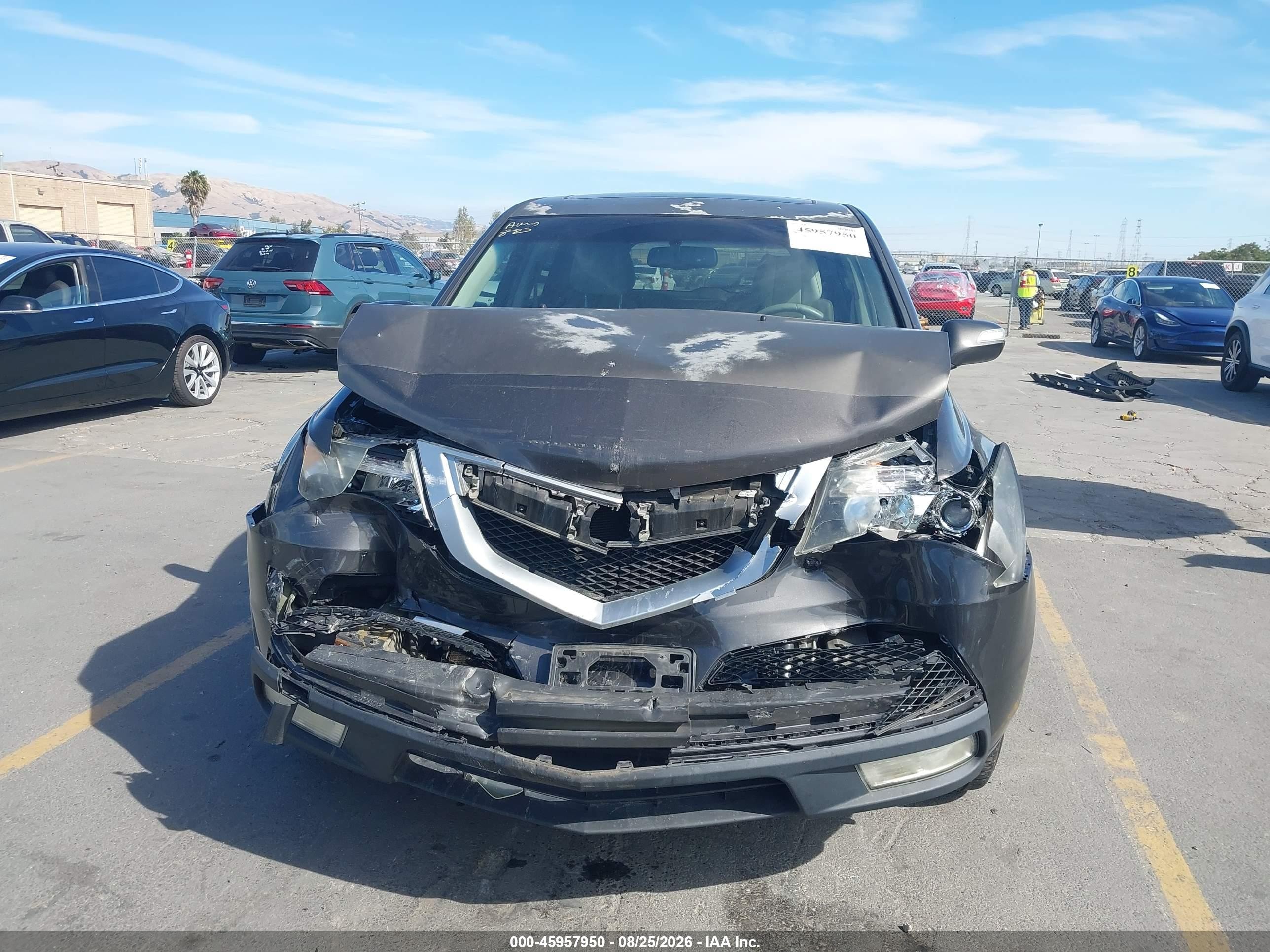 2012 Acura Mdx Technology Package Gray vin: 2HNYD2H35CH530072