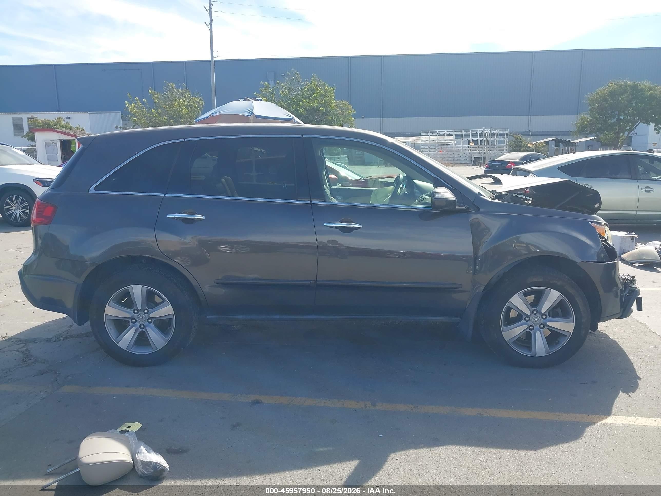 2012 Acura Mdx Technology Package Gray vin: 2HNYD2H35CH530072