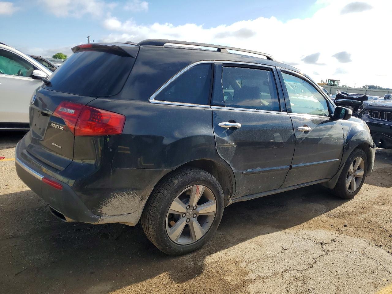 2012 Acura Mdx Technology Черный vin: 2HNYD2H35CH530217