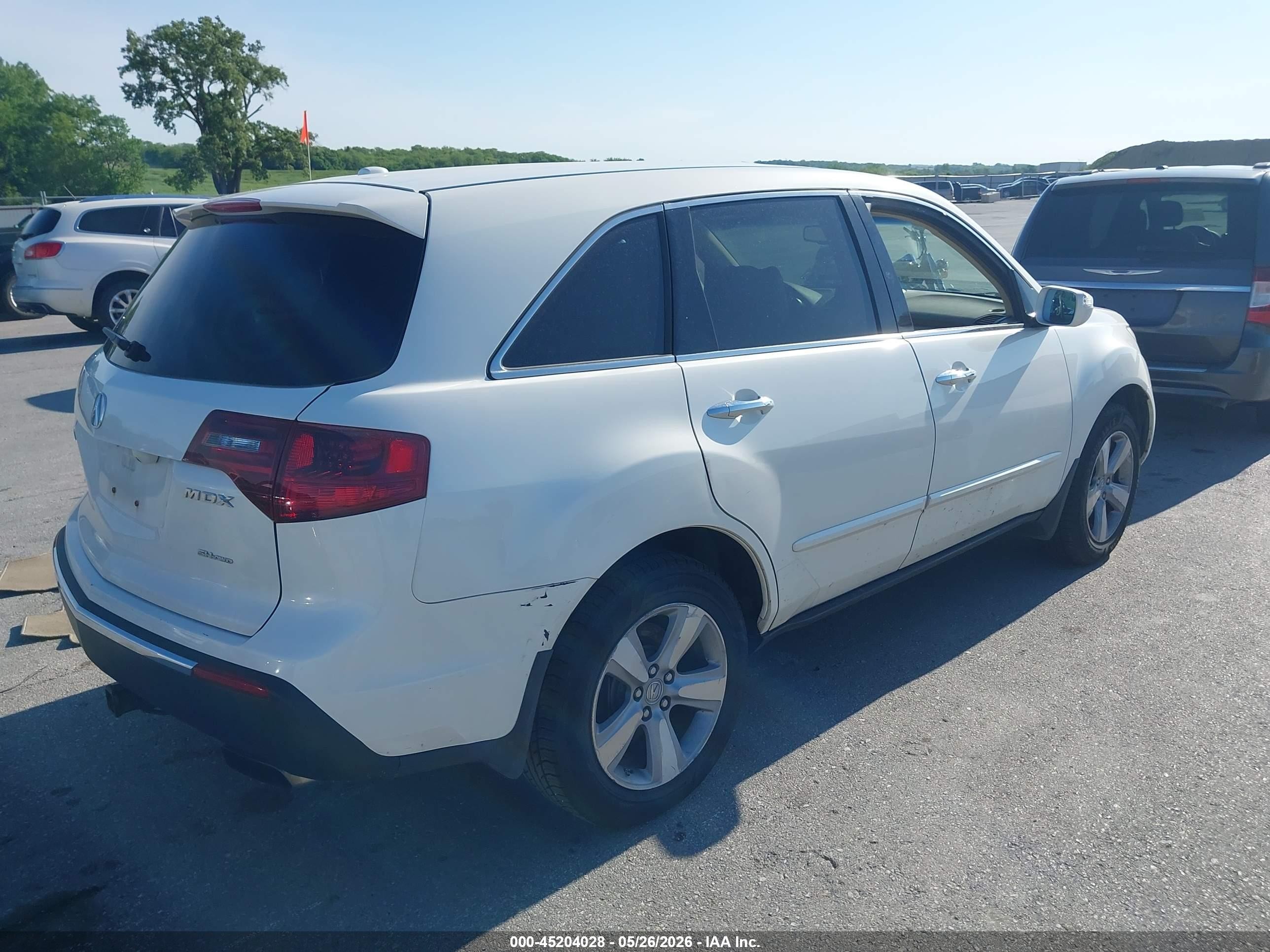 2012 Acura Mdx Technology Package White vin: 2HNYD2H35CH549415