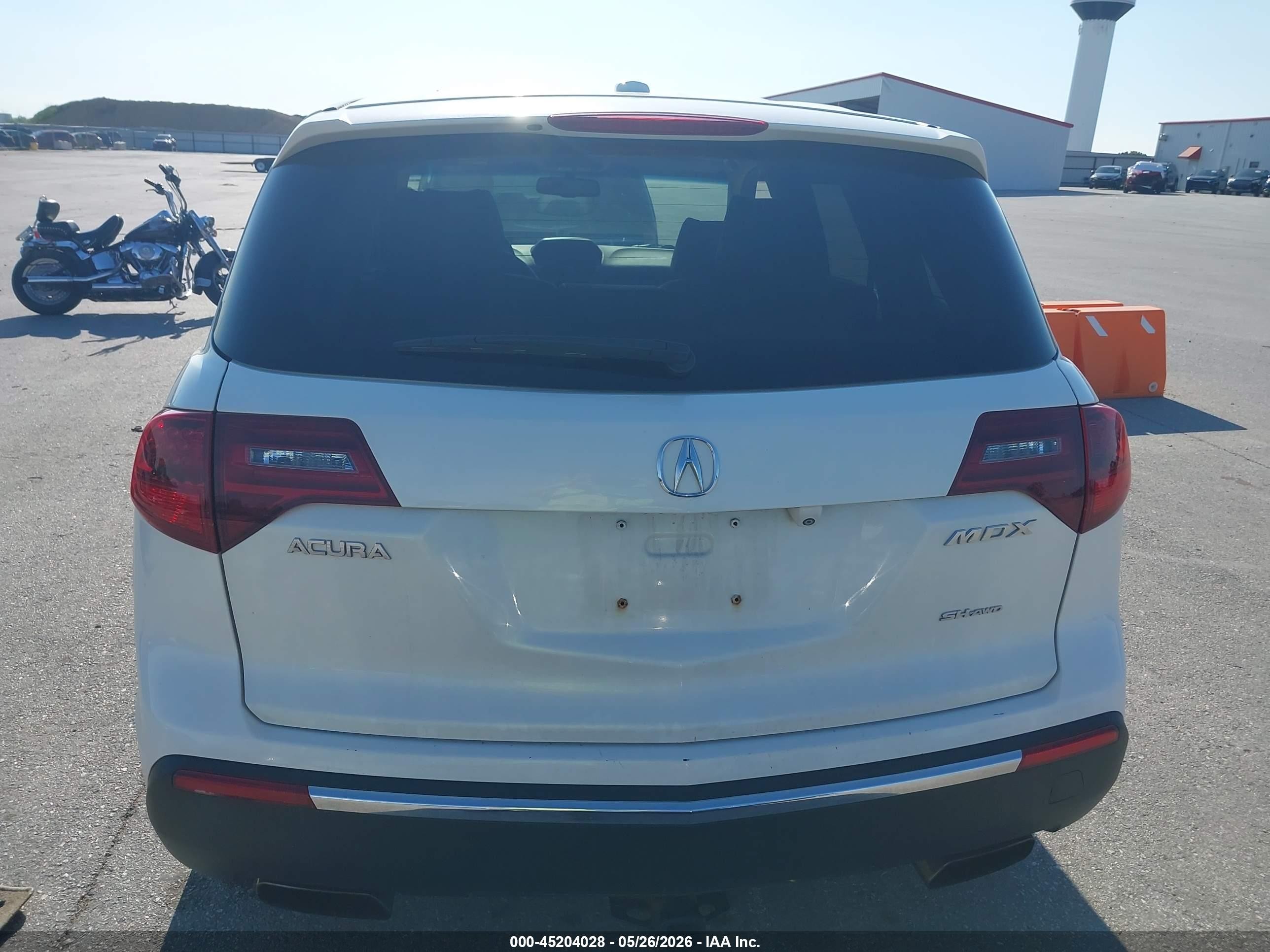 2012 Acura Mdx Technology Package White vin: 2HNYD2H35CH549415