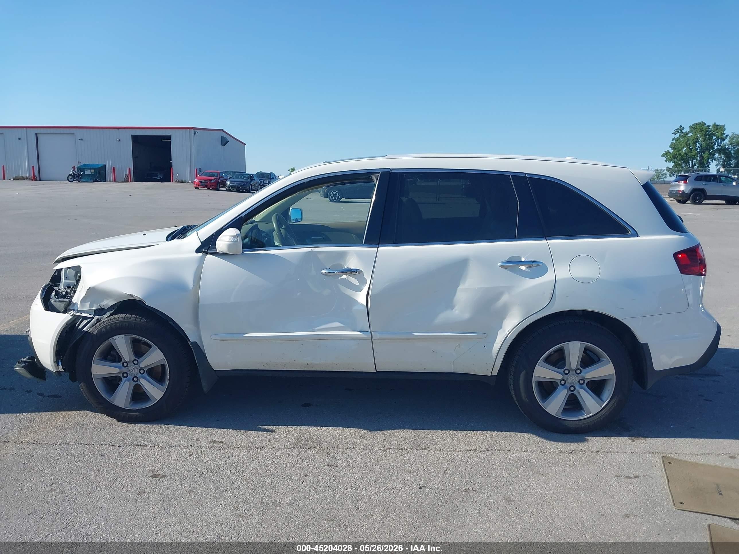 2012 Acura Mdx Technology Package White vin: 2HNYD2H35CH549415