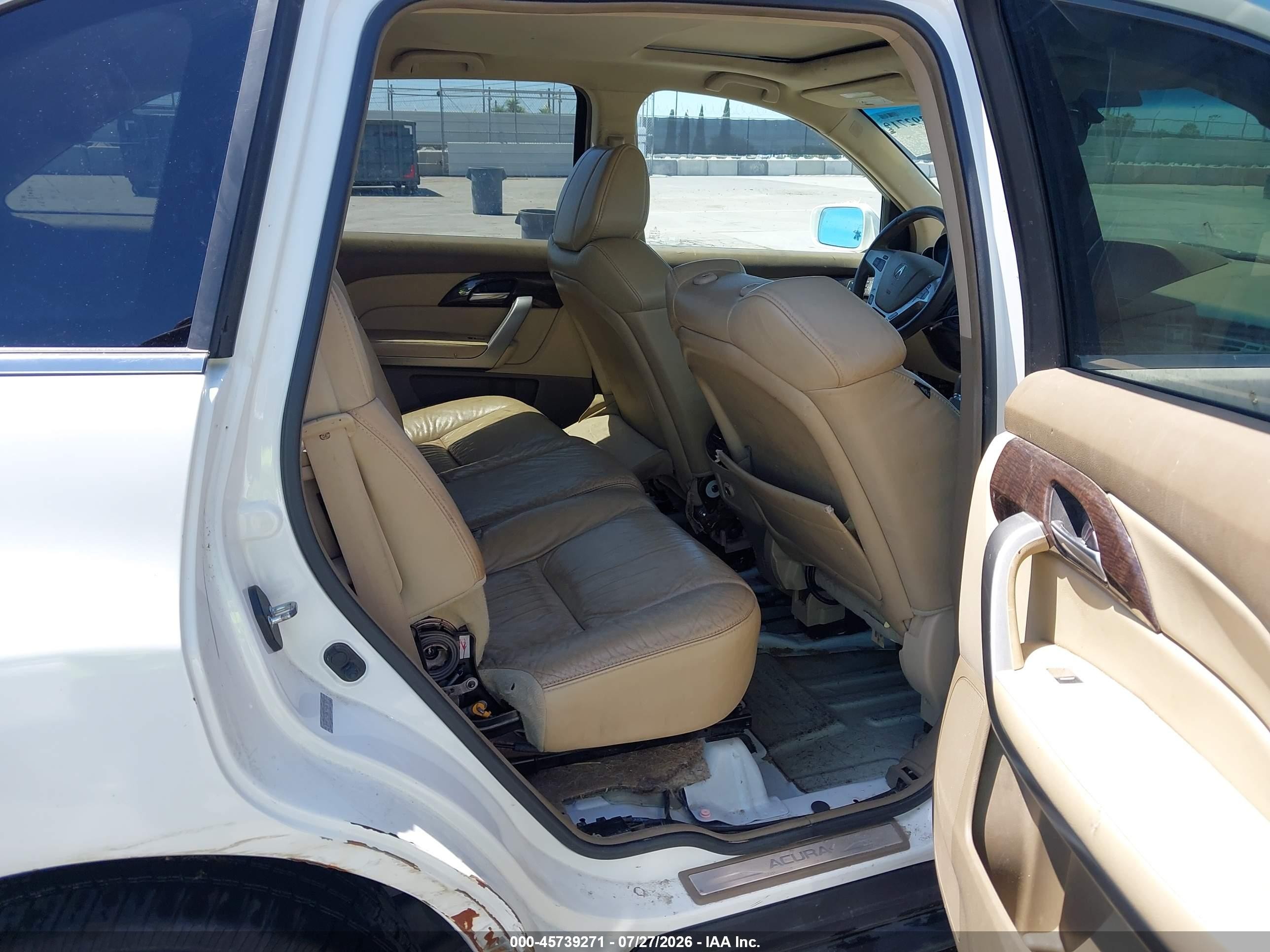2012 Acura Mdx Technology Package White vin: 2HNYD2H36CH504757