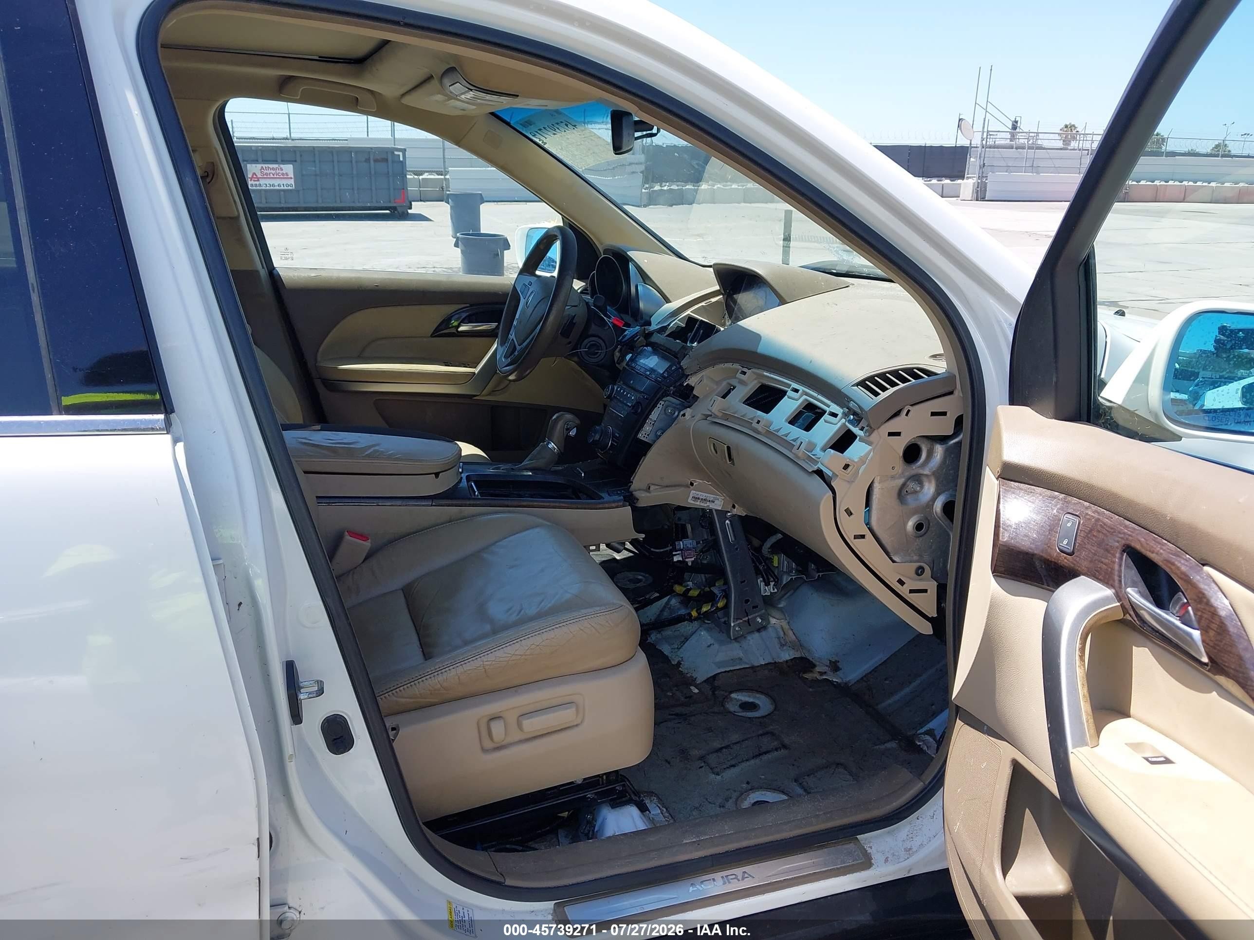 2012 Acura Mdx Technology Package White vin: 2HNYD2H36CH504757