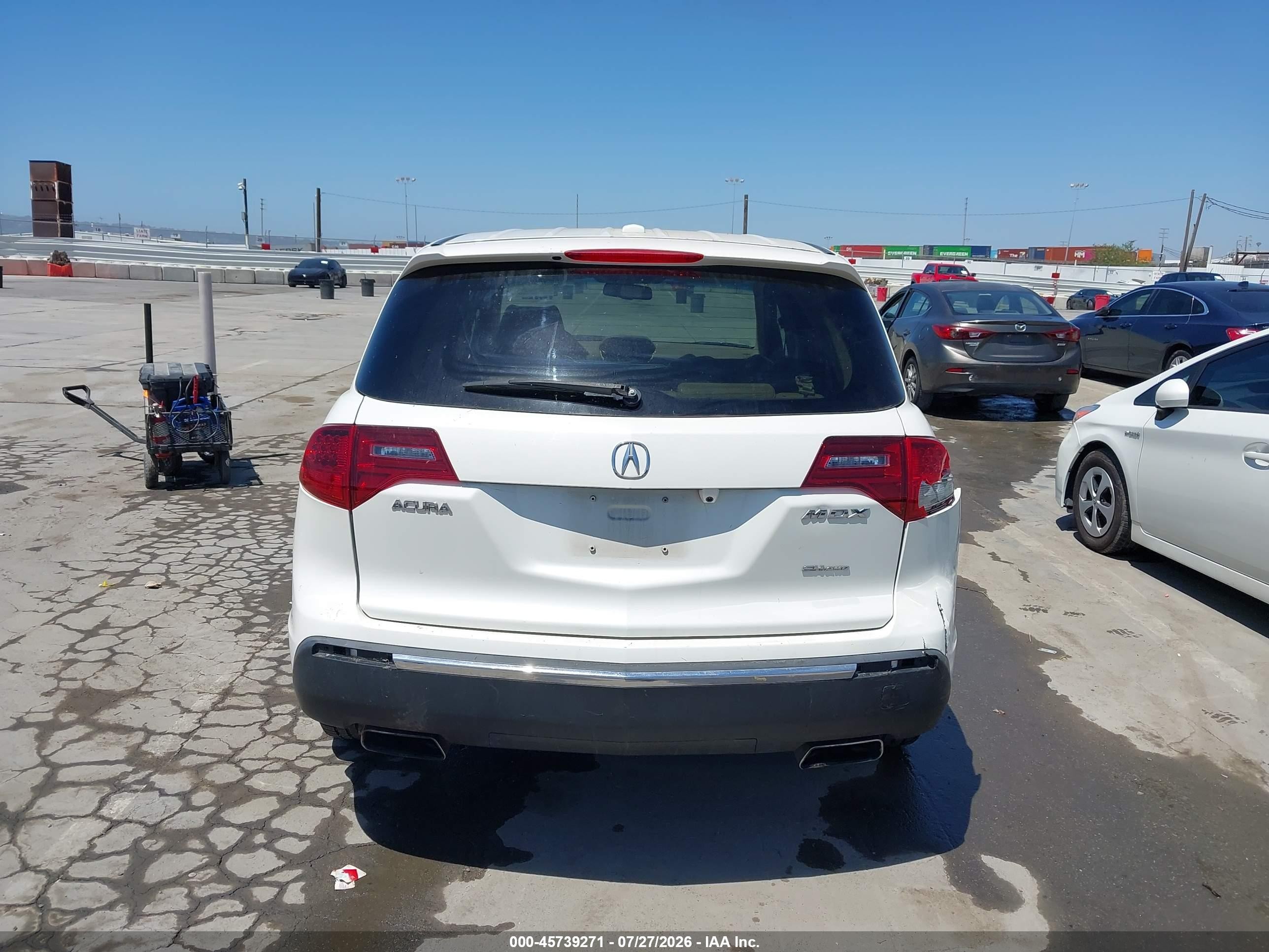 2012 Acura Mdx Technology Package White vin: 2HNYD2H36CH504757