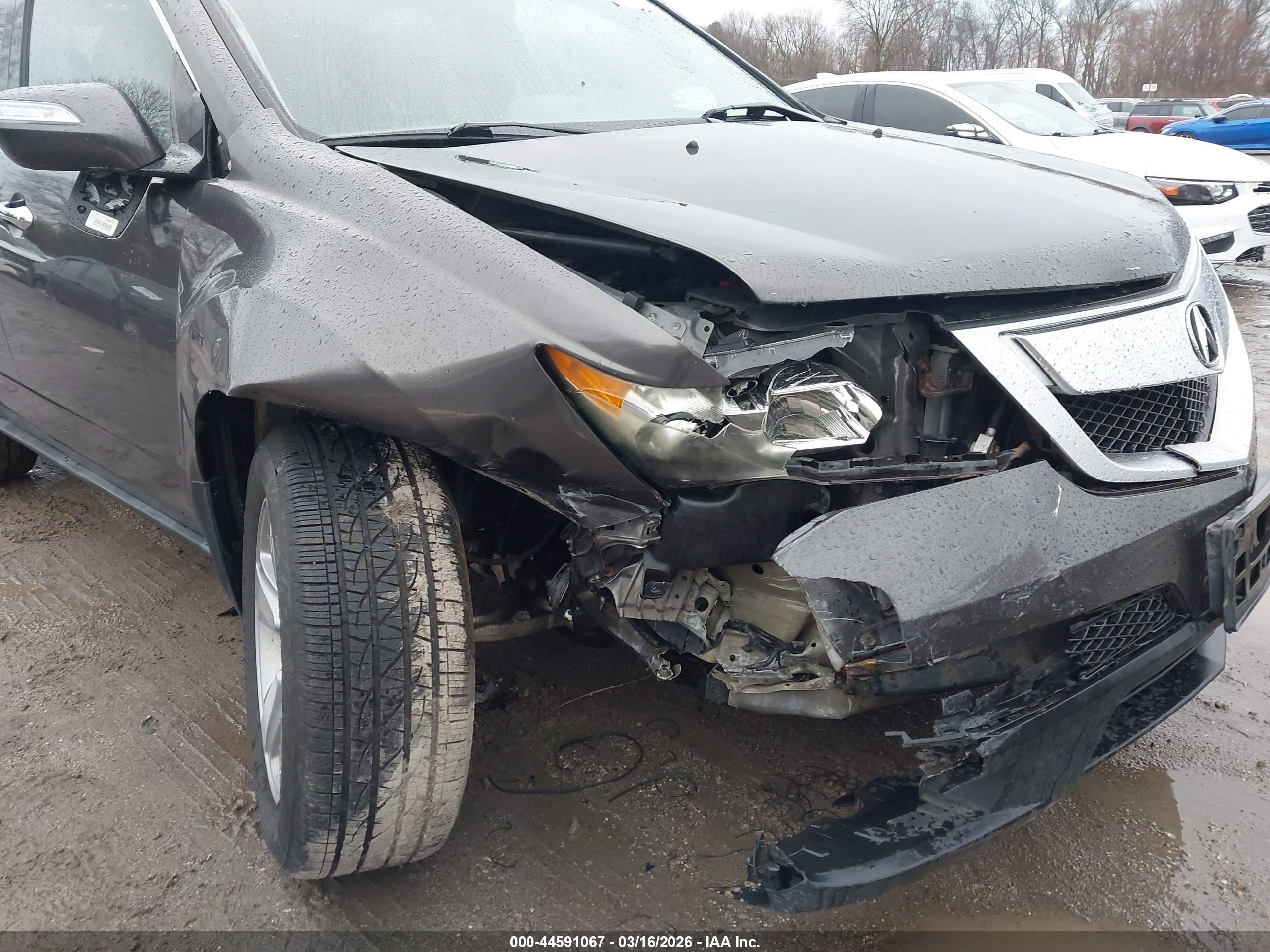 2012 Acura Mdx Technology Package Gray vin: 2HNYD2H36CH509747