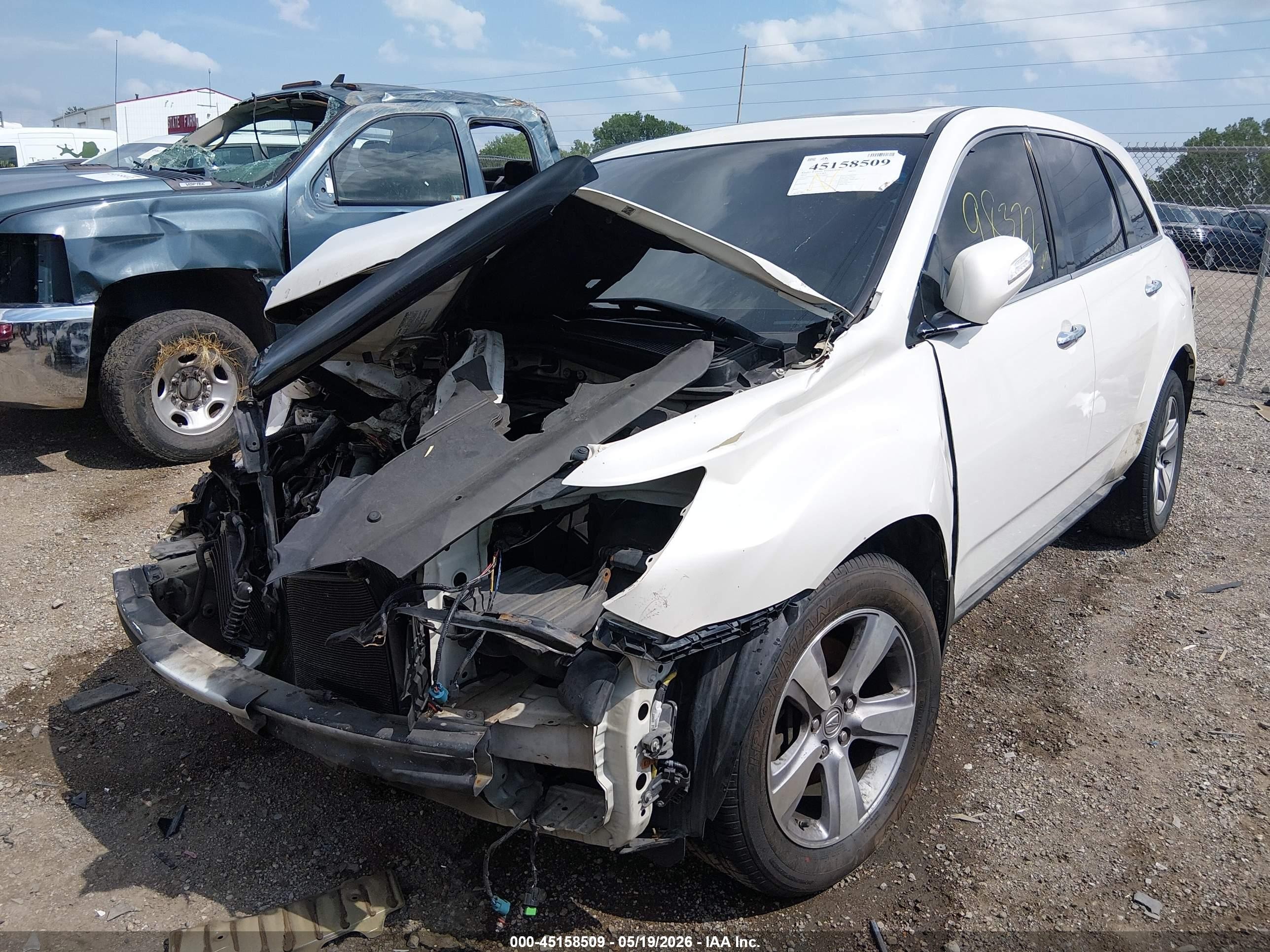 2012 Acura Mdx Technology Package White vin: 2HNYD2H36CH510686