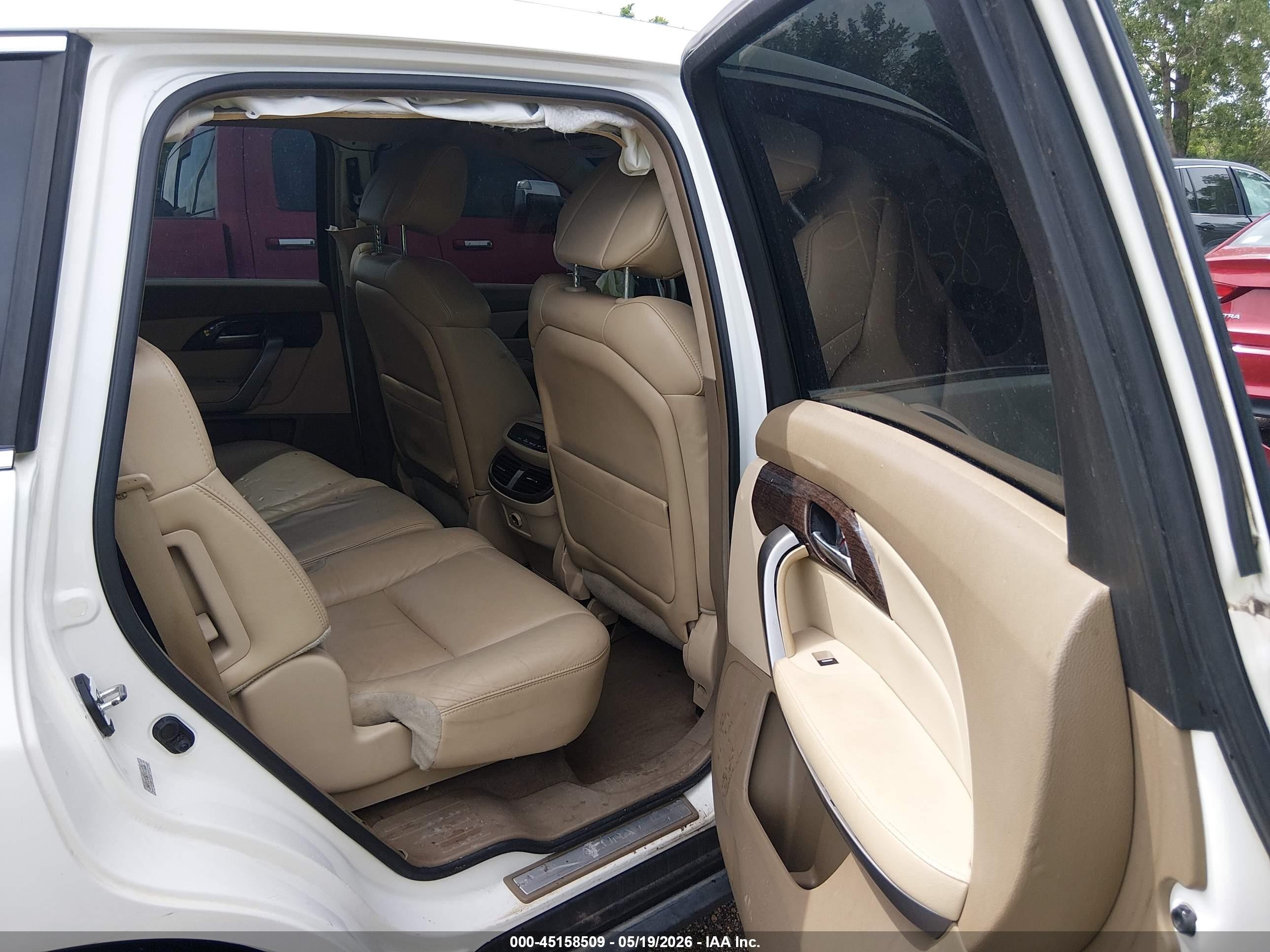 2012 Acura Mdx Technology Package White vin: 2HNYD2H36CH510686
