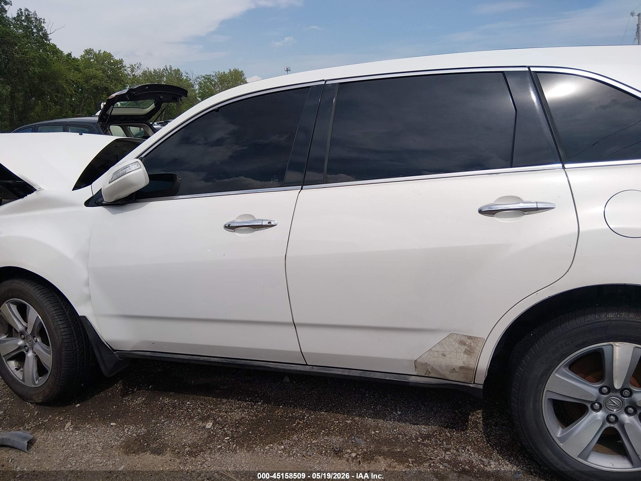 2012 Acura Mdx Technology Package White vin: 2HNYD2H36CH510686