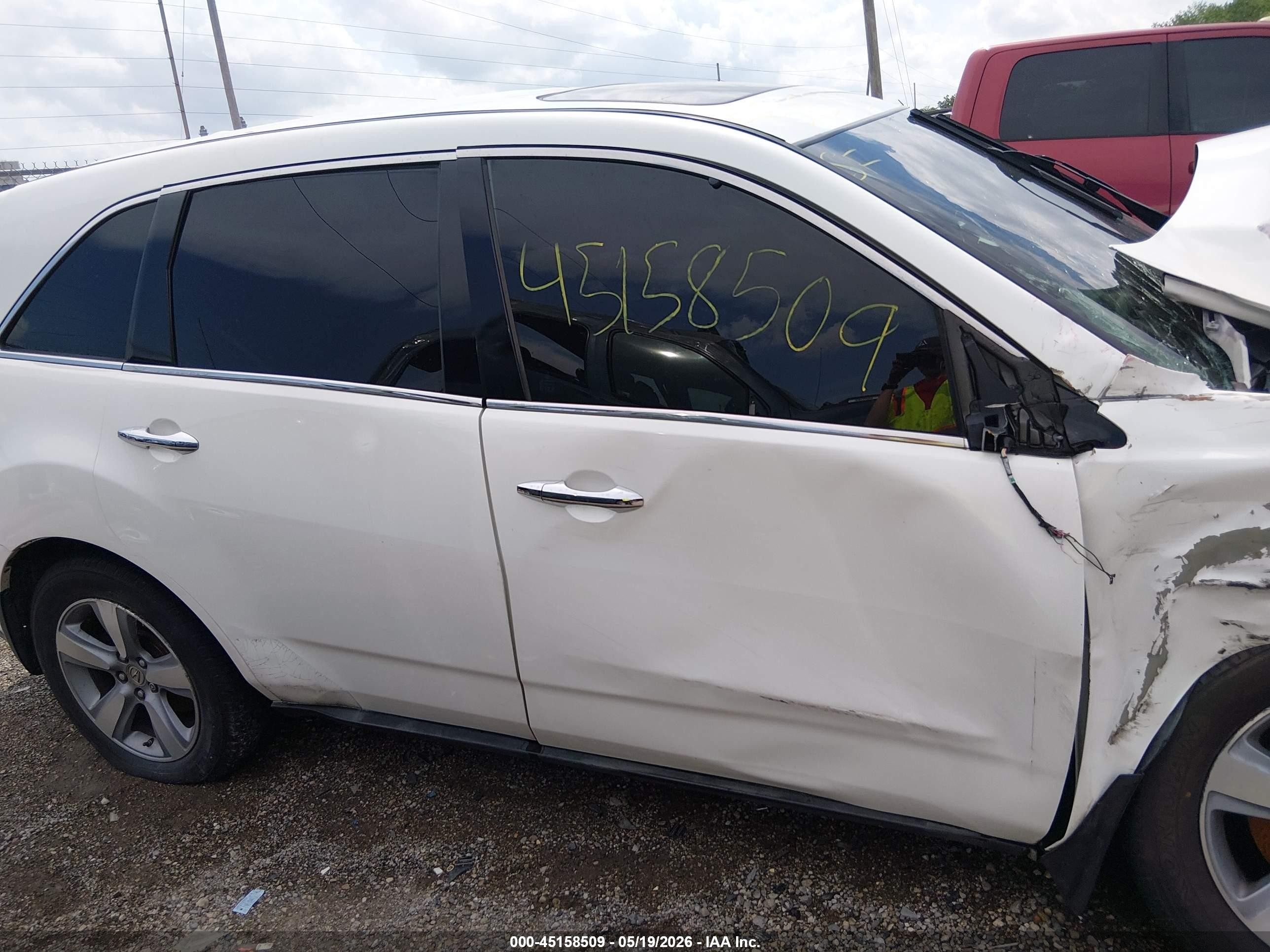 2012 Acura Mdx Technology Package White vin: 2HNYD2H36CH510686