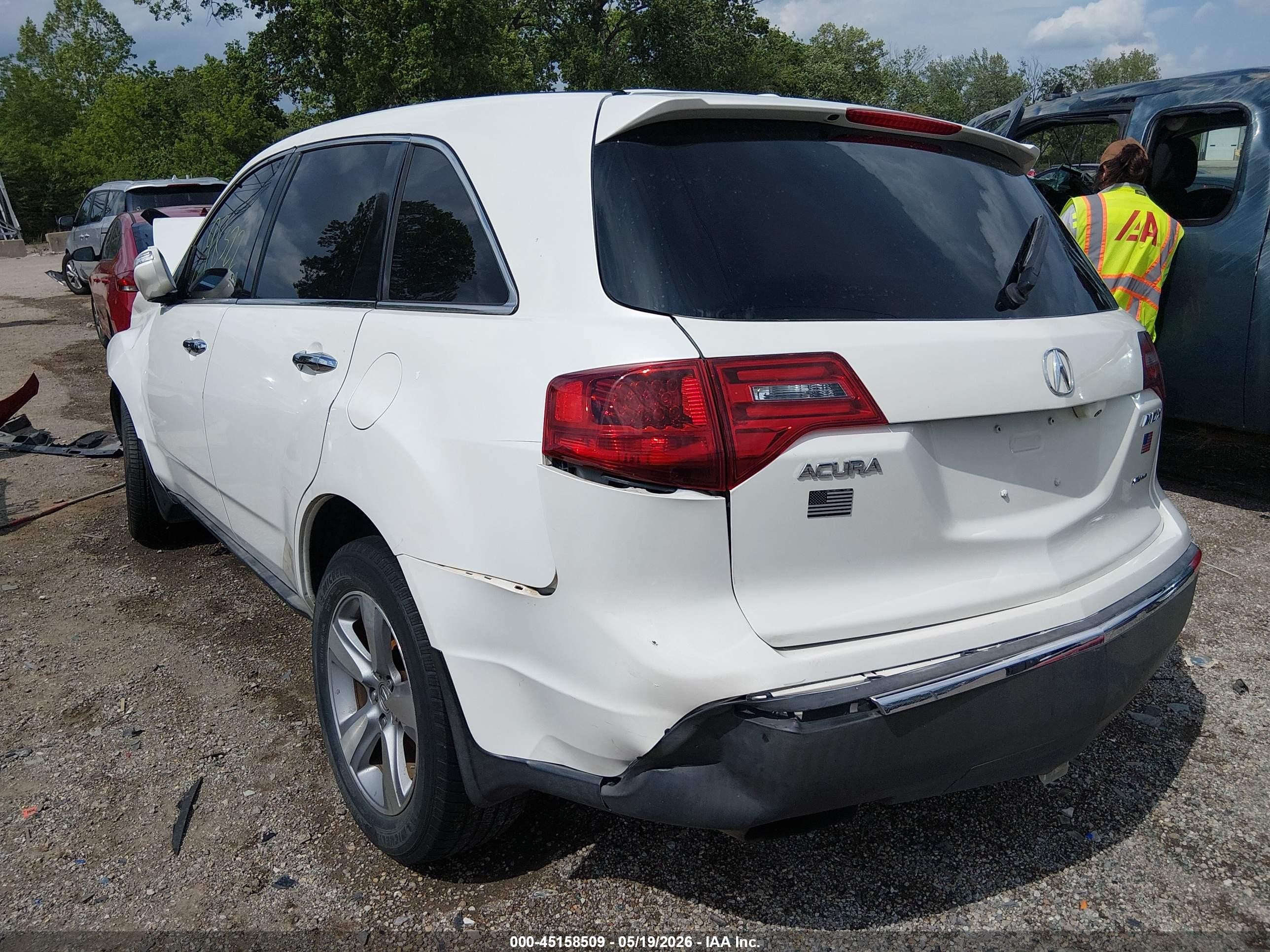 2012 Acura Mdx Technology Package White vin: 2HNYD2H36CH510686