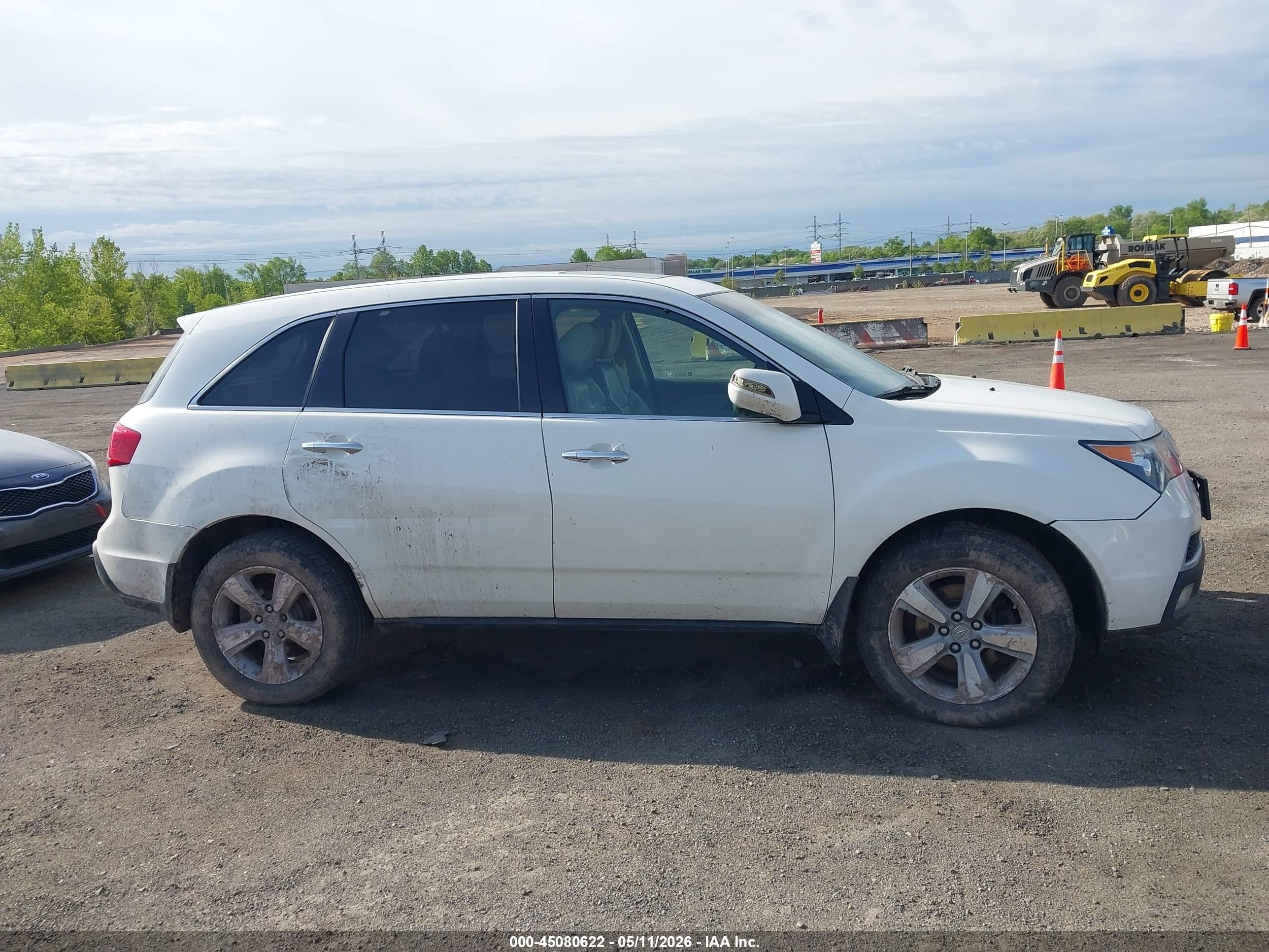 2012 Acura Mdx Technology Package Белый vin: 2HNYD2H36CH512695