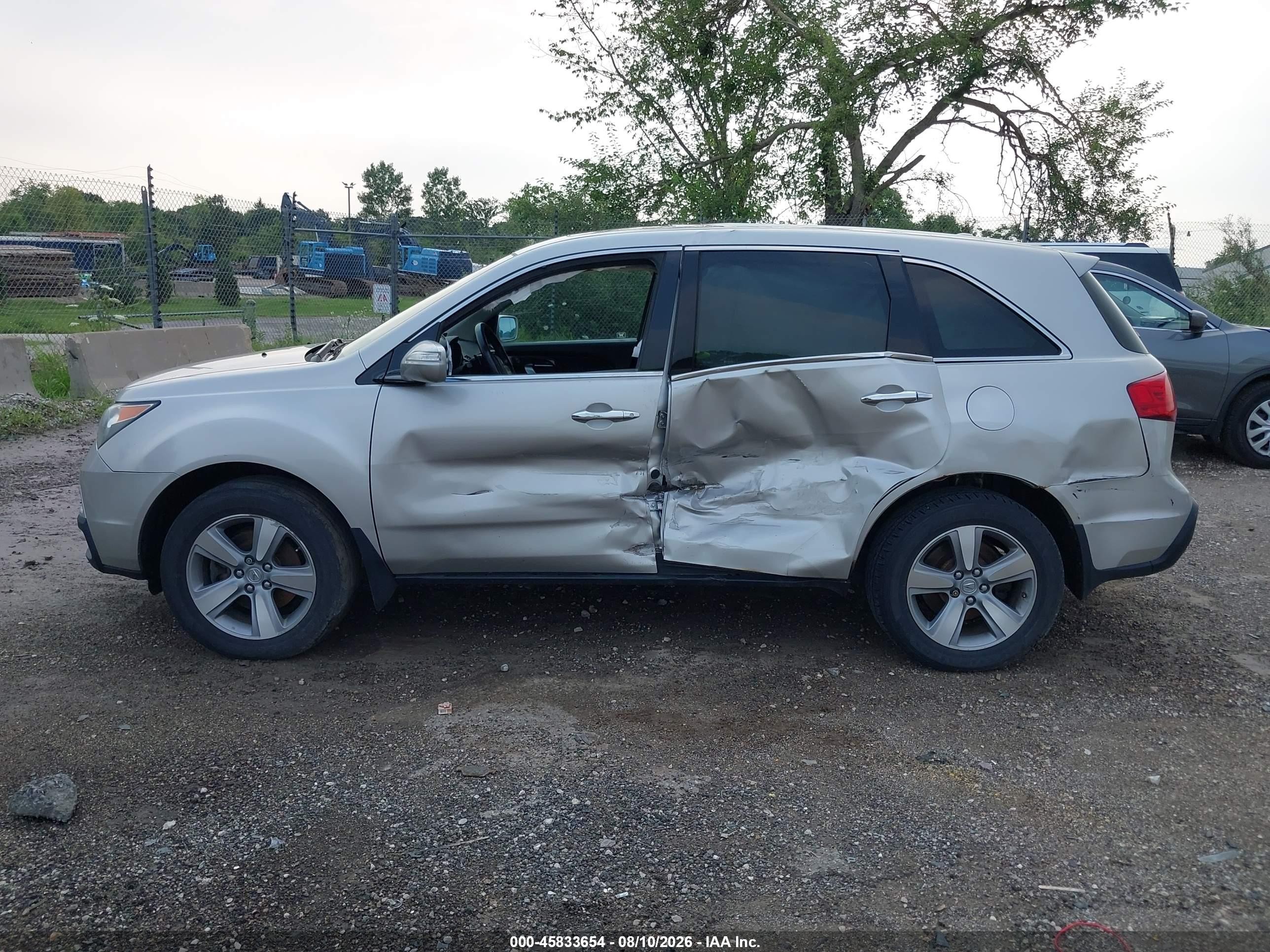 2012 Acura Mdx Technology Package Silver vin: 2HNYD2H36CH514205