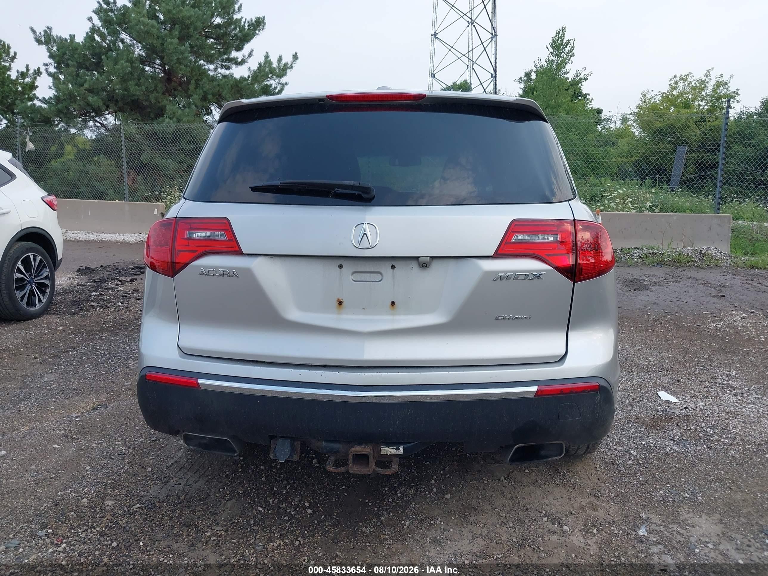 2012 Acura Mdx Technology Package Silver vin: 2HNYD2H36CH514205