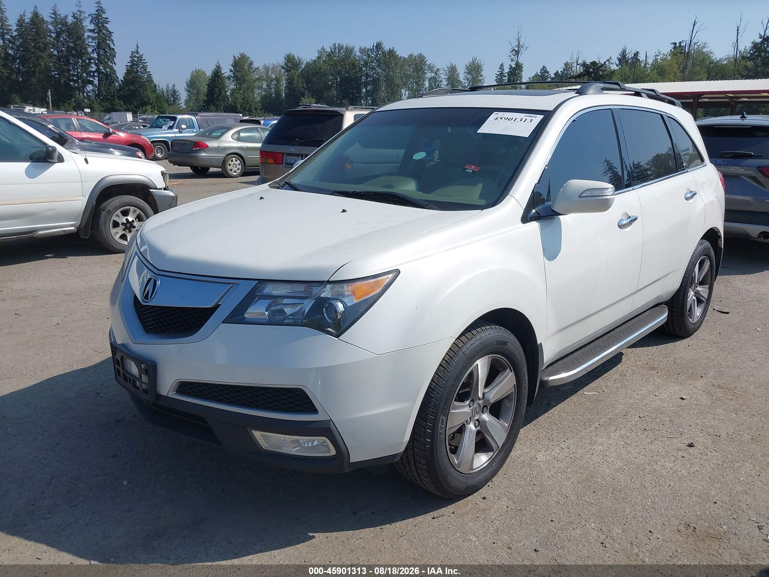 2012 Acura Mdx Technology Package White vin: 2HNYD2H36CH517704