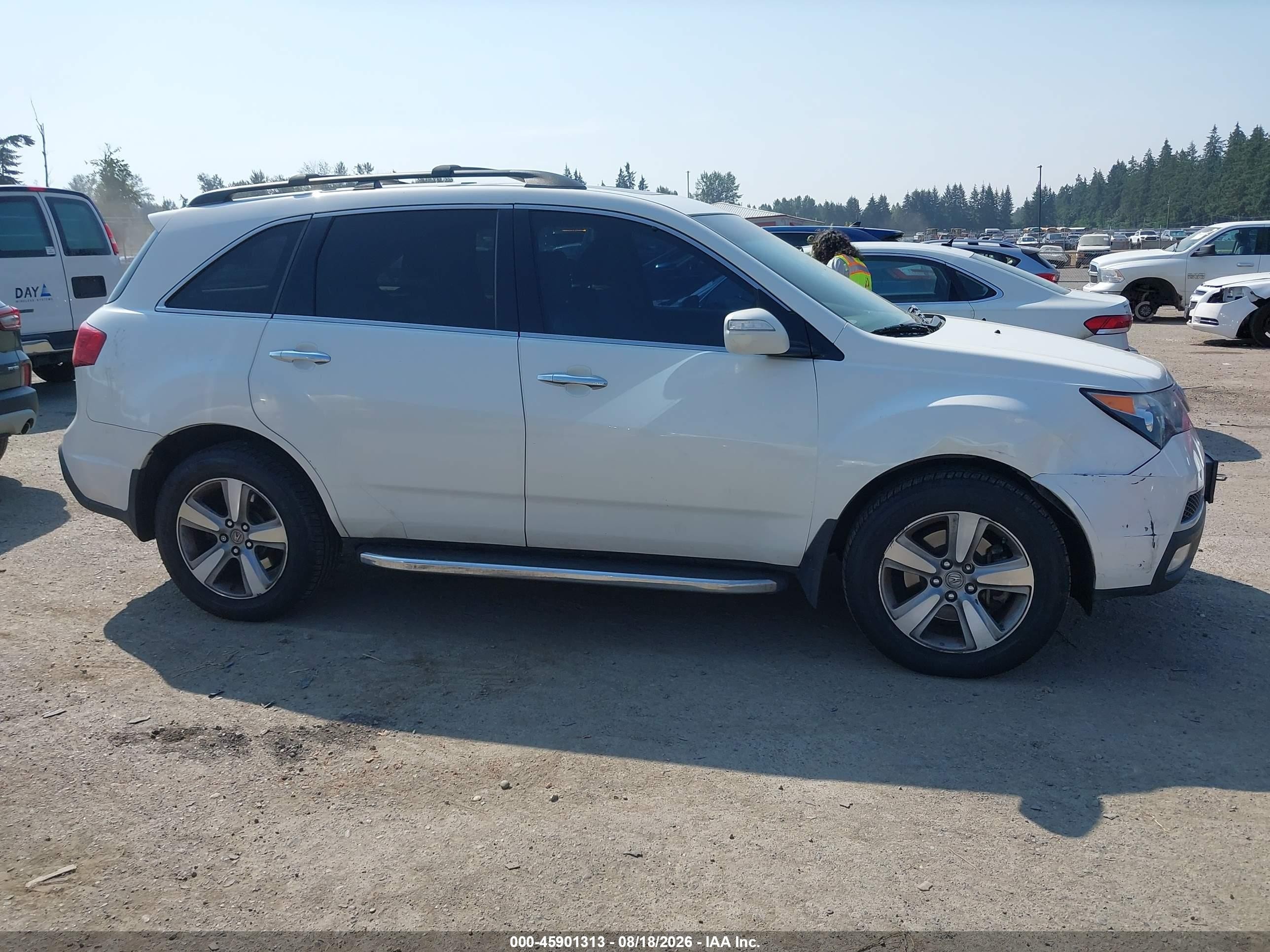 2012 Acura Mdx Technology Package White vin: 2HNYD2H36CH517704