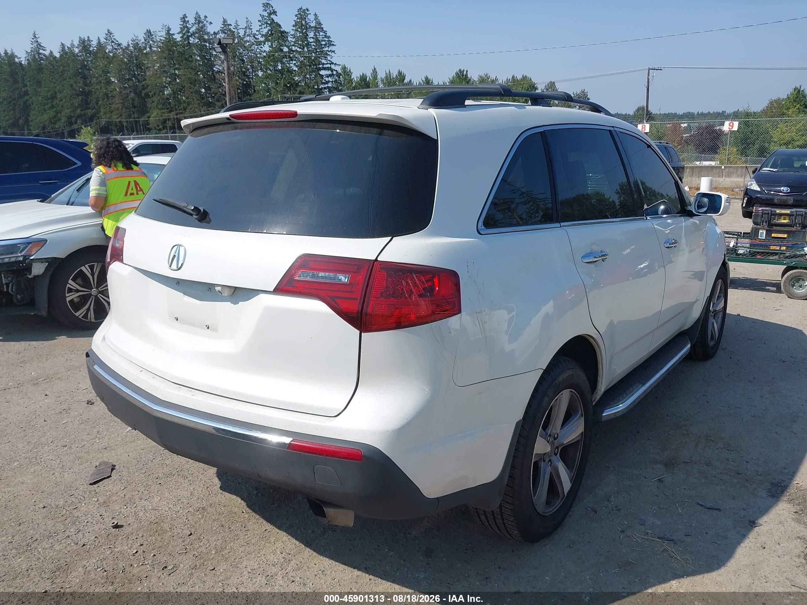 2012 Acura Mdx Technology Package White vin: 2HNYD2H36CH517704